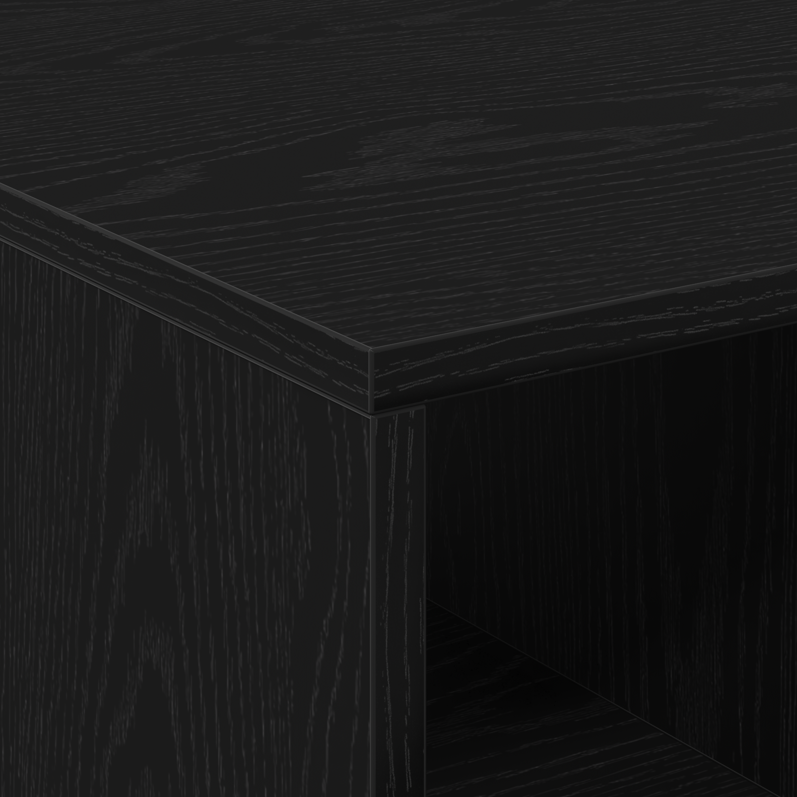 Coffee Table Black Oak 90x50x36,5 cm Engineered Wood - Image 10