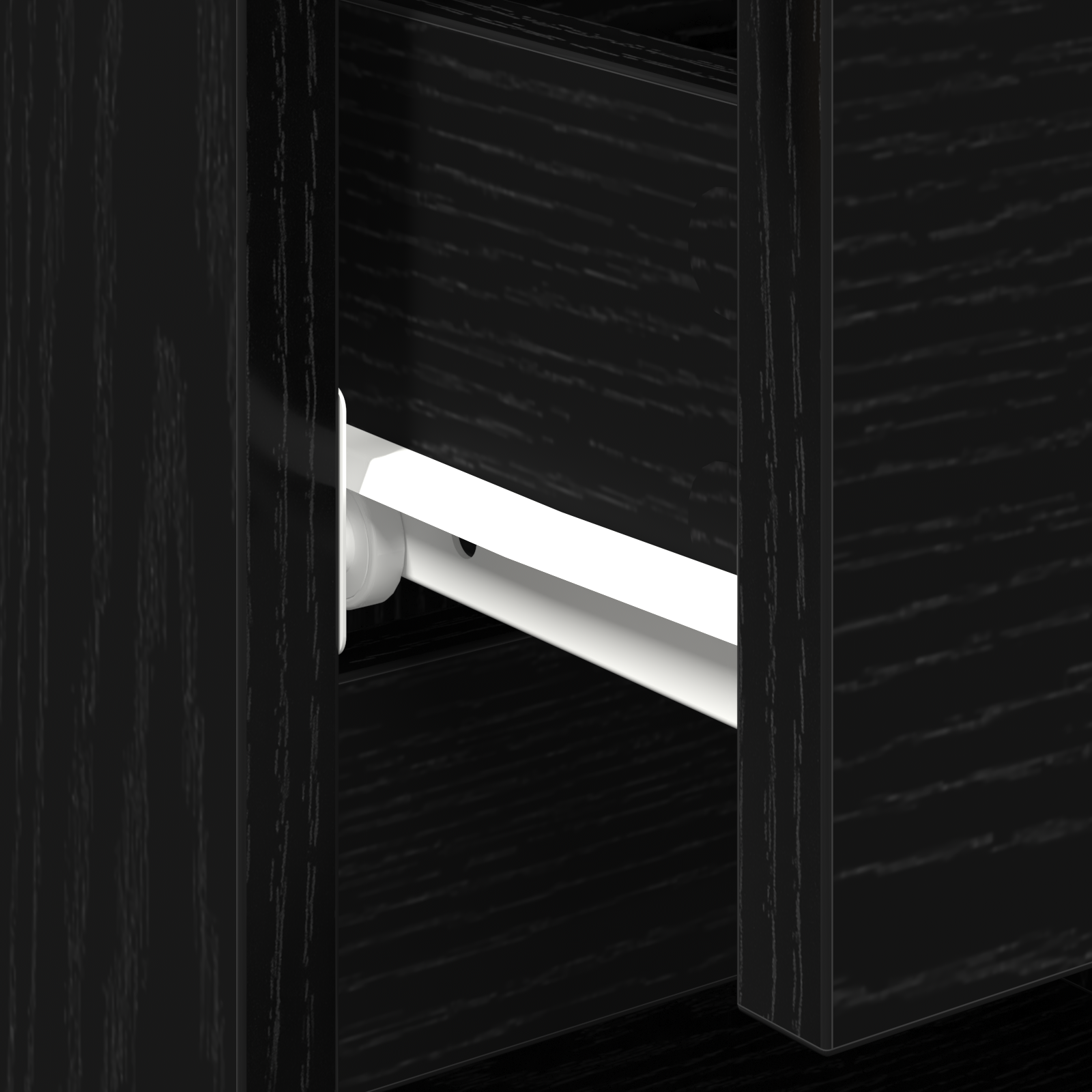 Bedside Cabinet Black Oak 40x35x50 cm Engineered Wood - Image 10