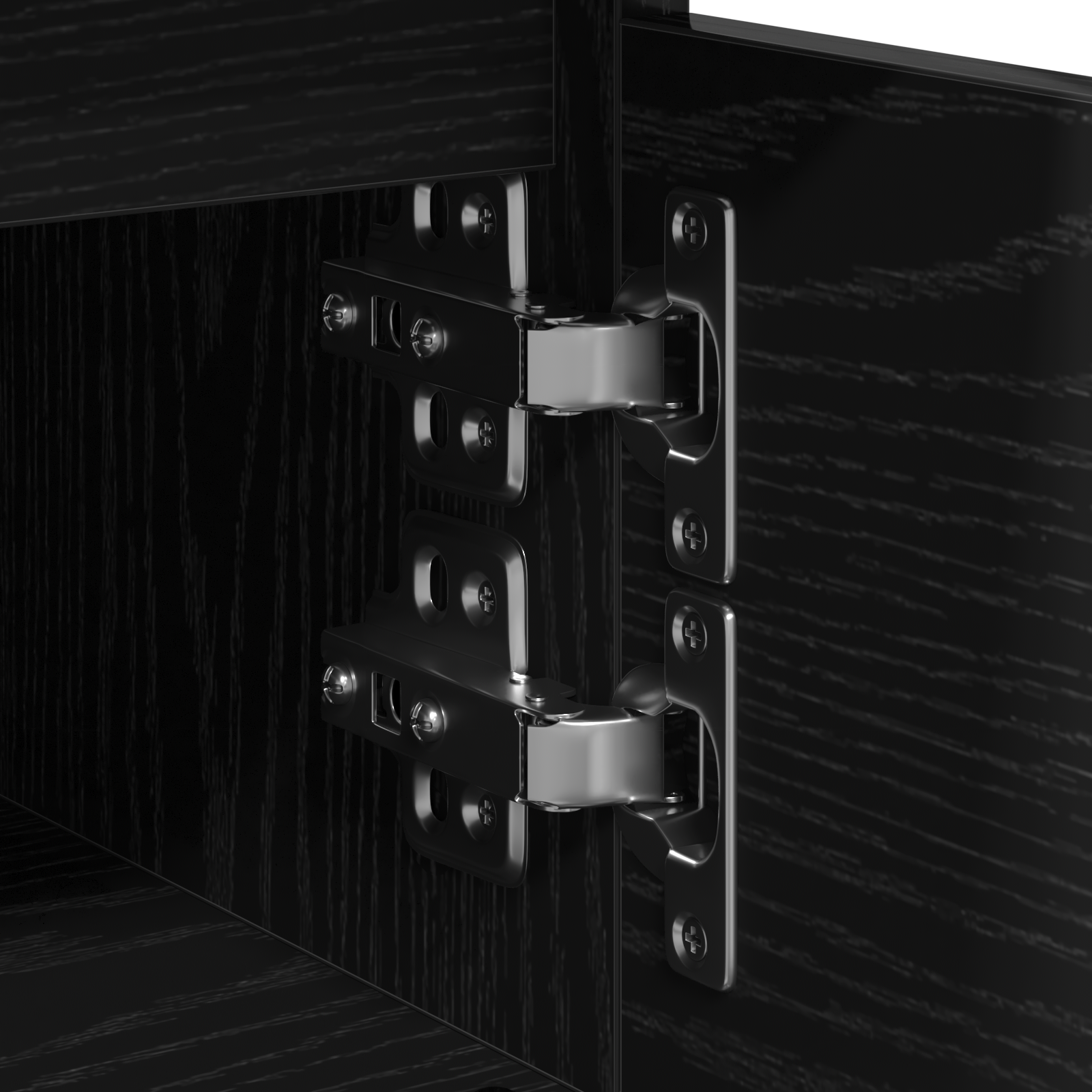 Bedside Cabinets 2pcs Black Oak 40x35x50 cm Engineered Wood - Image 10