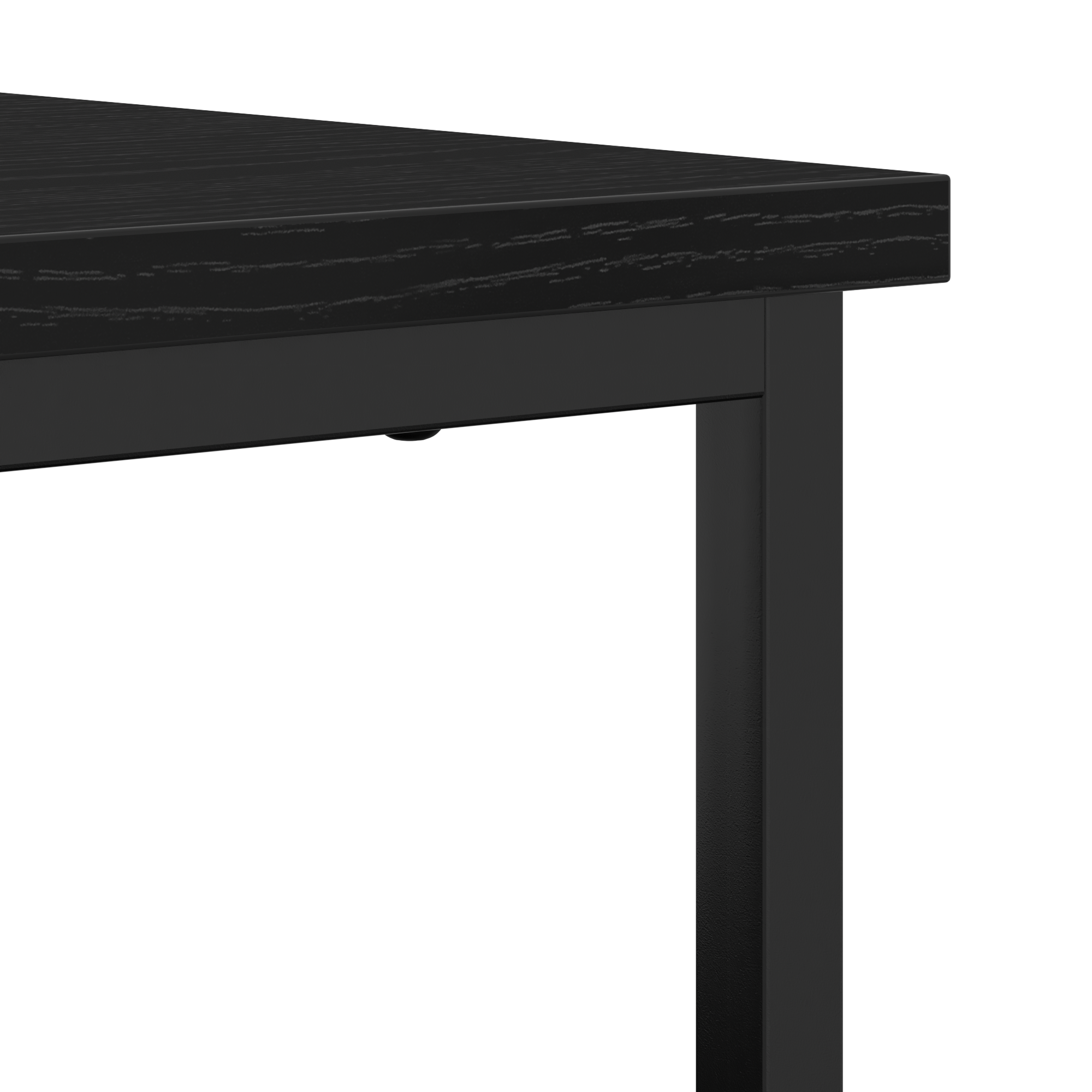 Sideboard Black Oak 69x35x80 cm Engineered Wood and Steel - Image 9