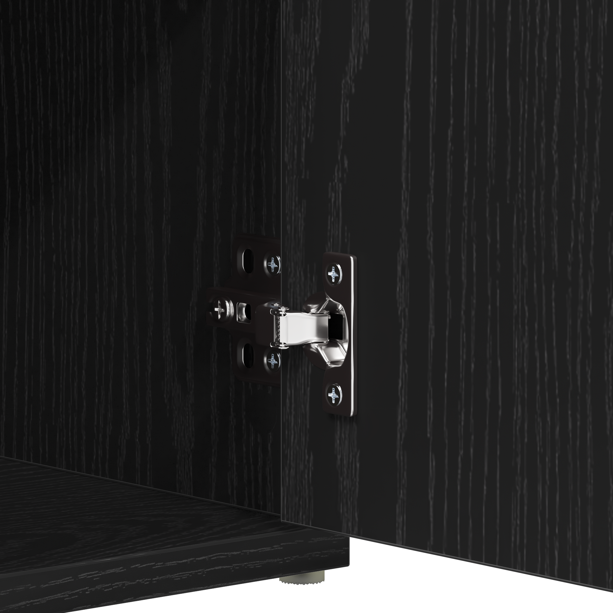 Storage Bench Black Oak 100x30x48 cm Engineered Wood - Image 10