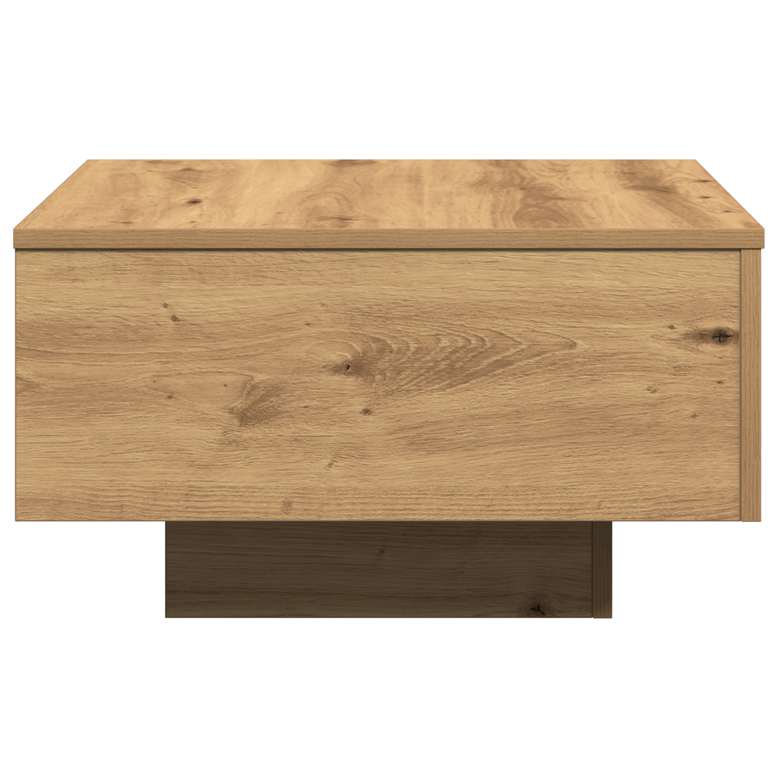 Couch Table Artisan Oak Solid Oak Wood 55 x 55 x 31 cm Durable - Image 7
