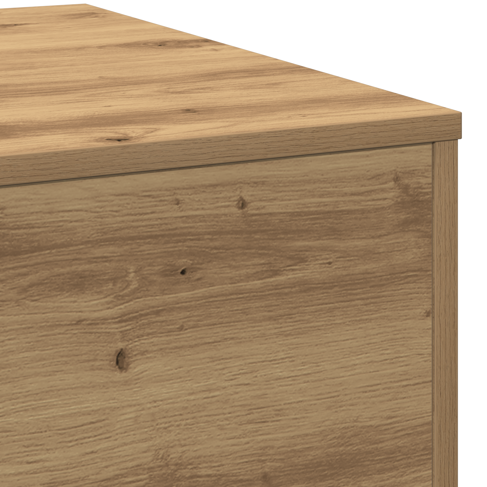Coffee Table Artisan Oak 80x80x31 cm Engineered Wood - Image 10
