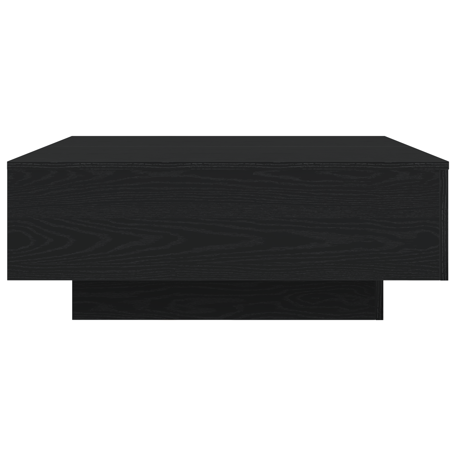 Coffee Table with LED Lights Black Oak 80x80x31 cm - Image 6