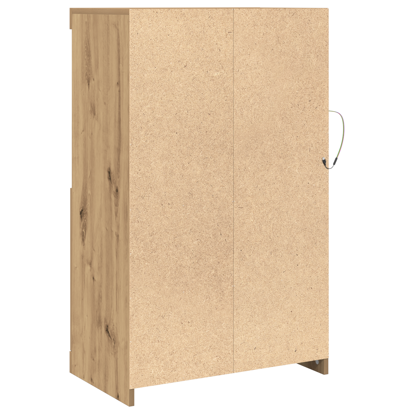 Sideboard with LED Lights Artisan Oak 60,5x37x100 cm - Image 8