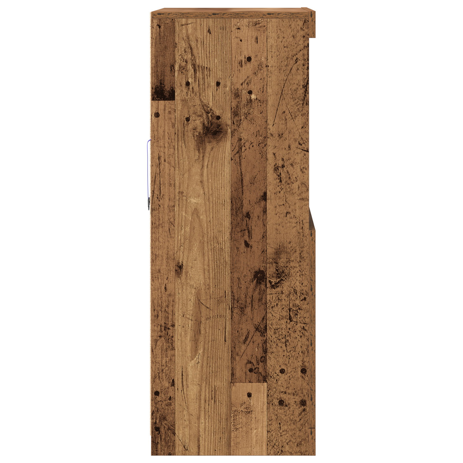 Sideboard with LED Lights Old Wood 60x37x100 cm - Image 7