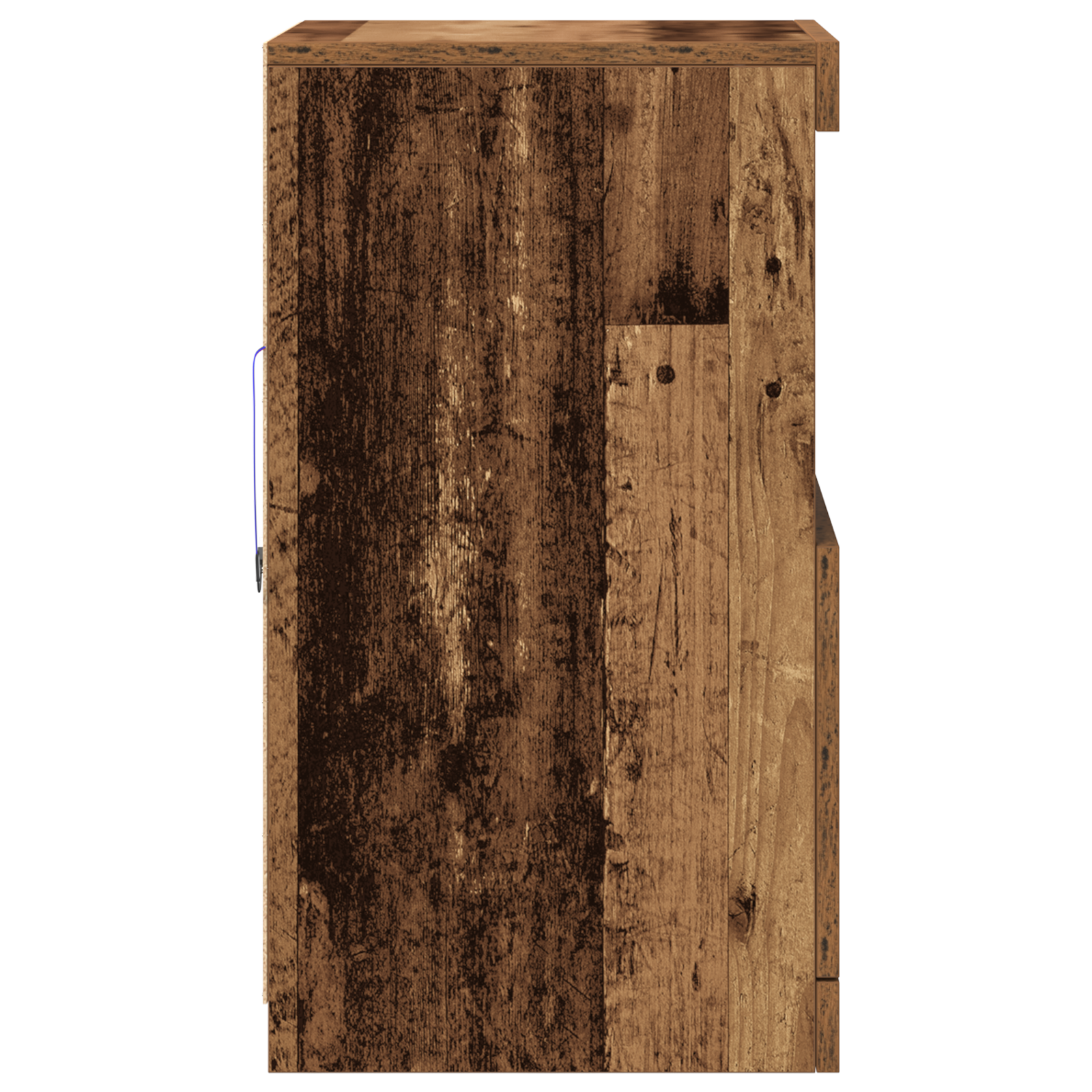 Sideboard with LED Lights Old Wood 41x37x67 cm - Image 7