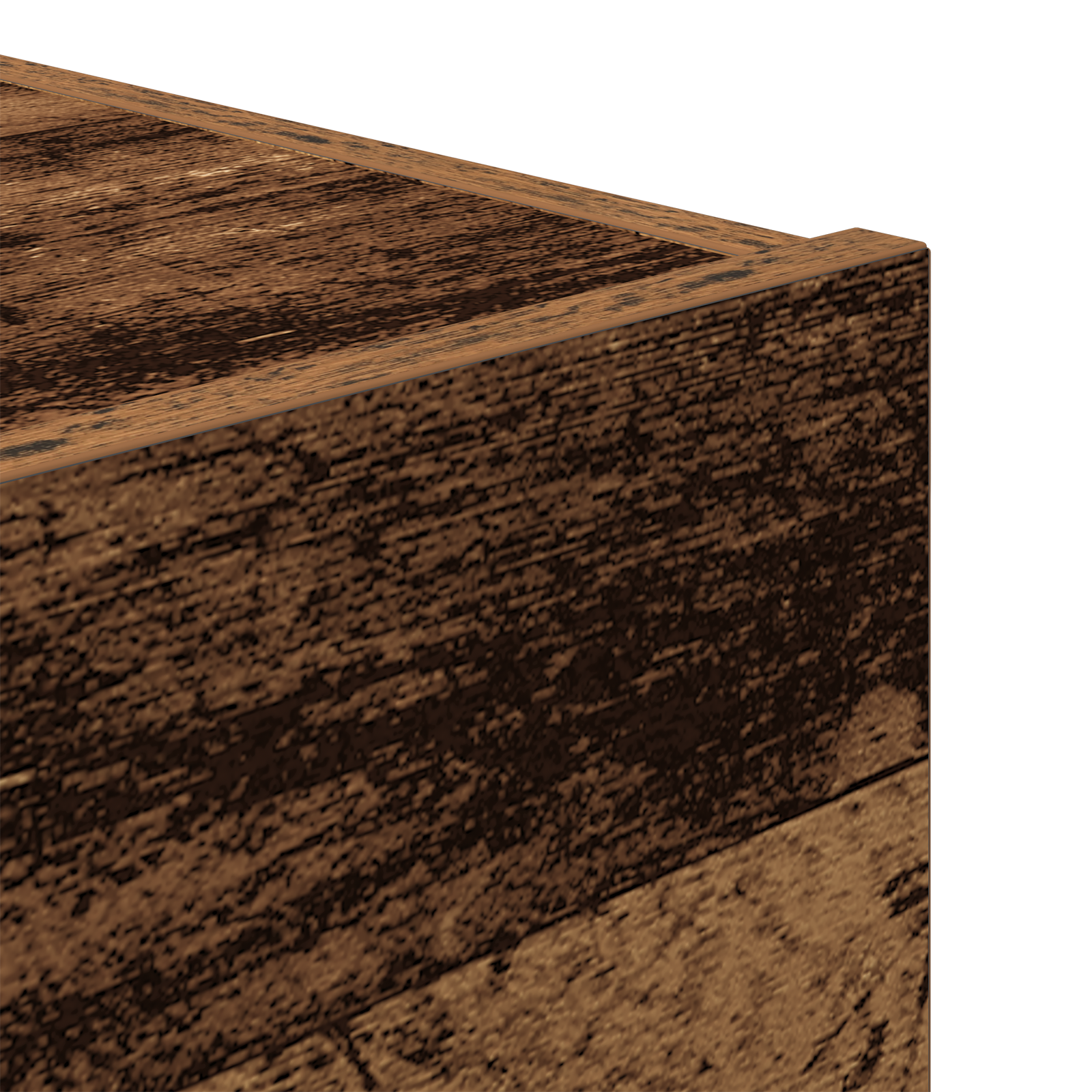 Bedside Cabinet with LED Lights Old Wood 45x40x55 cm - Image 11