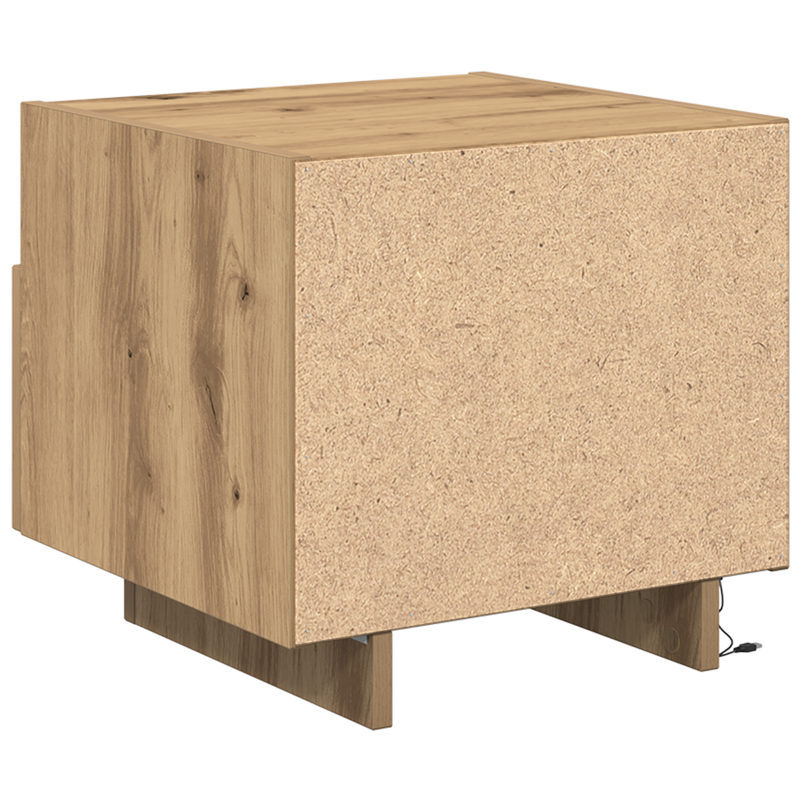 Bedside Cabinets with LED Lights 2 pcs Artisan Oak 40x39x37 cm - Image 10