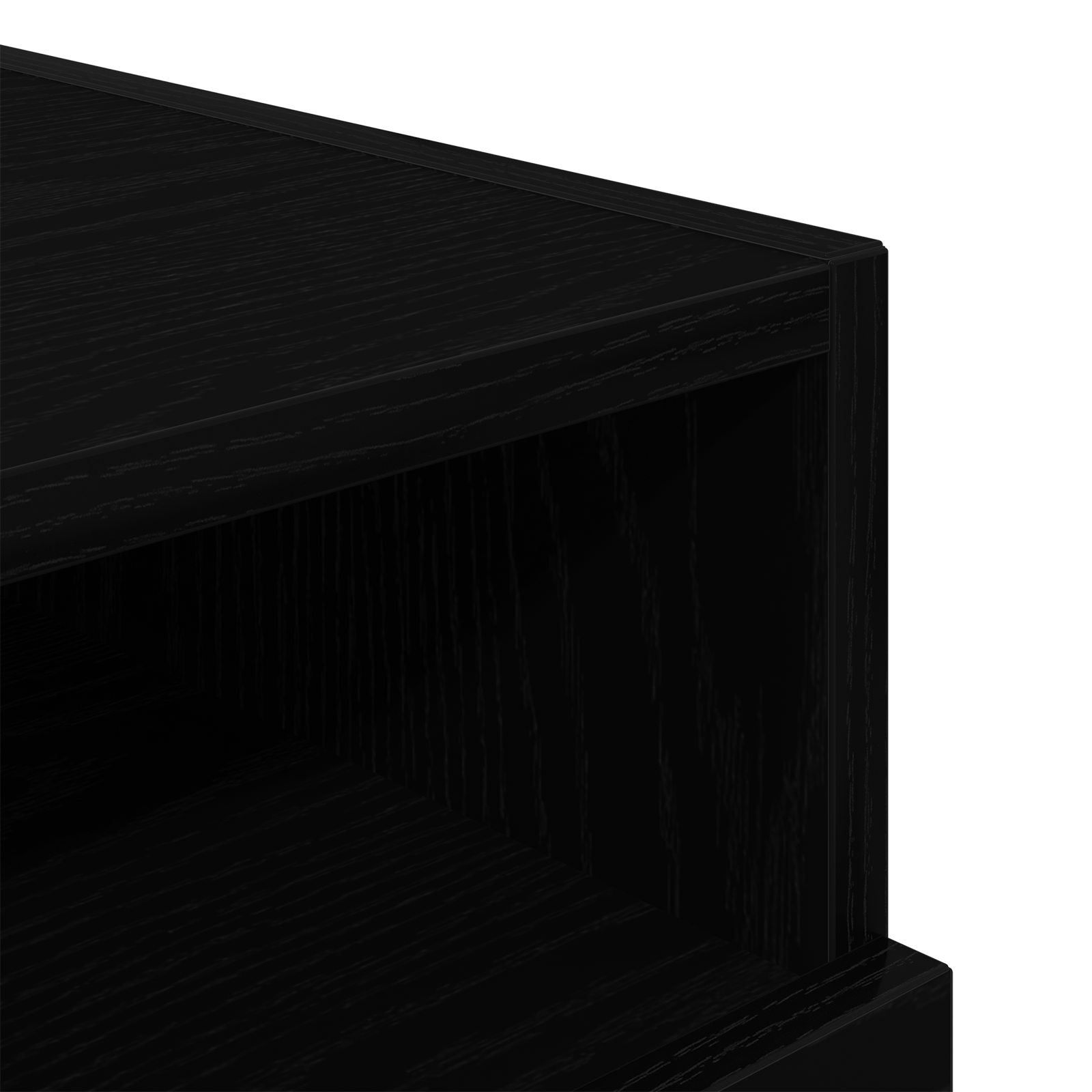 Bedside Cabinet with LED Lights Black Oak 40x39x37 cm - Image 11
