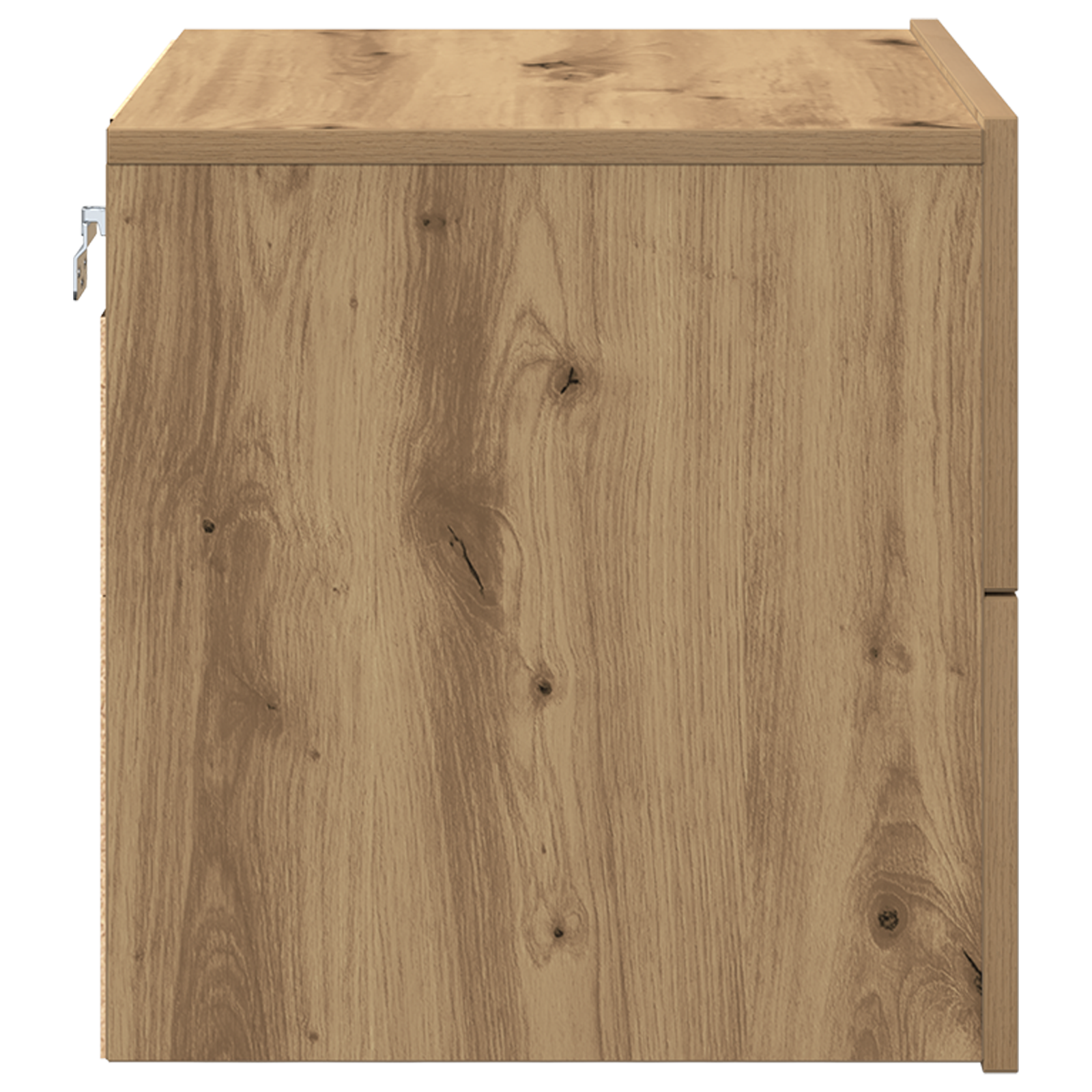Bedside Cabinets with LED Lights Wall-Mounted 2 pcs Artisan Oak - Image 9