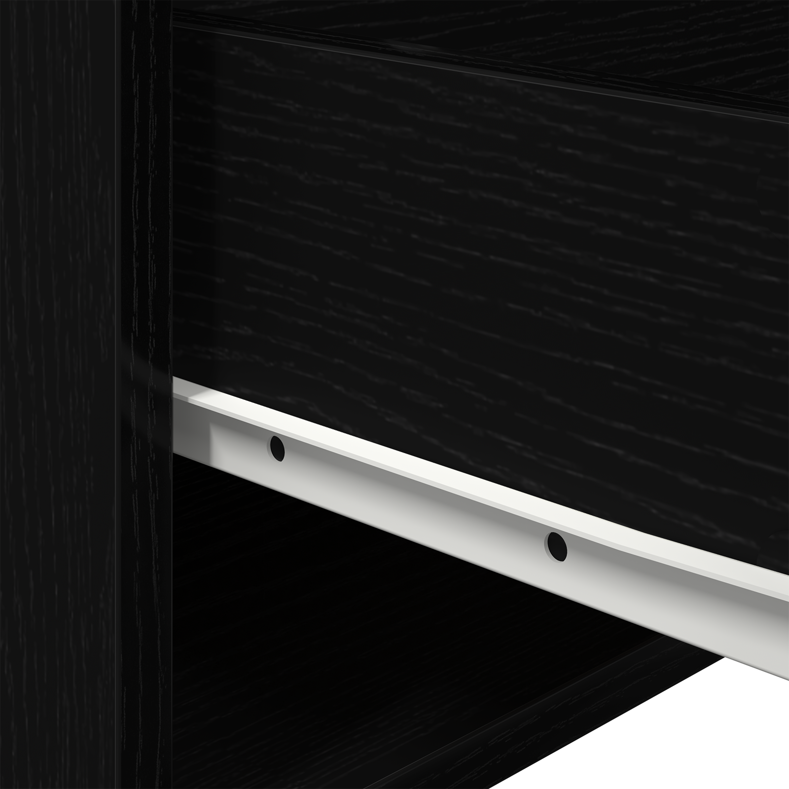 Bedside Cabinets with LED Lights 2 pcs Wall-Mounted Black Oak - Image 11