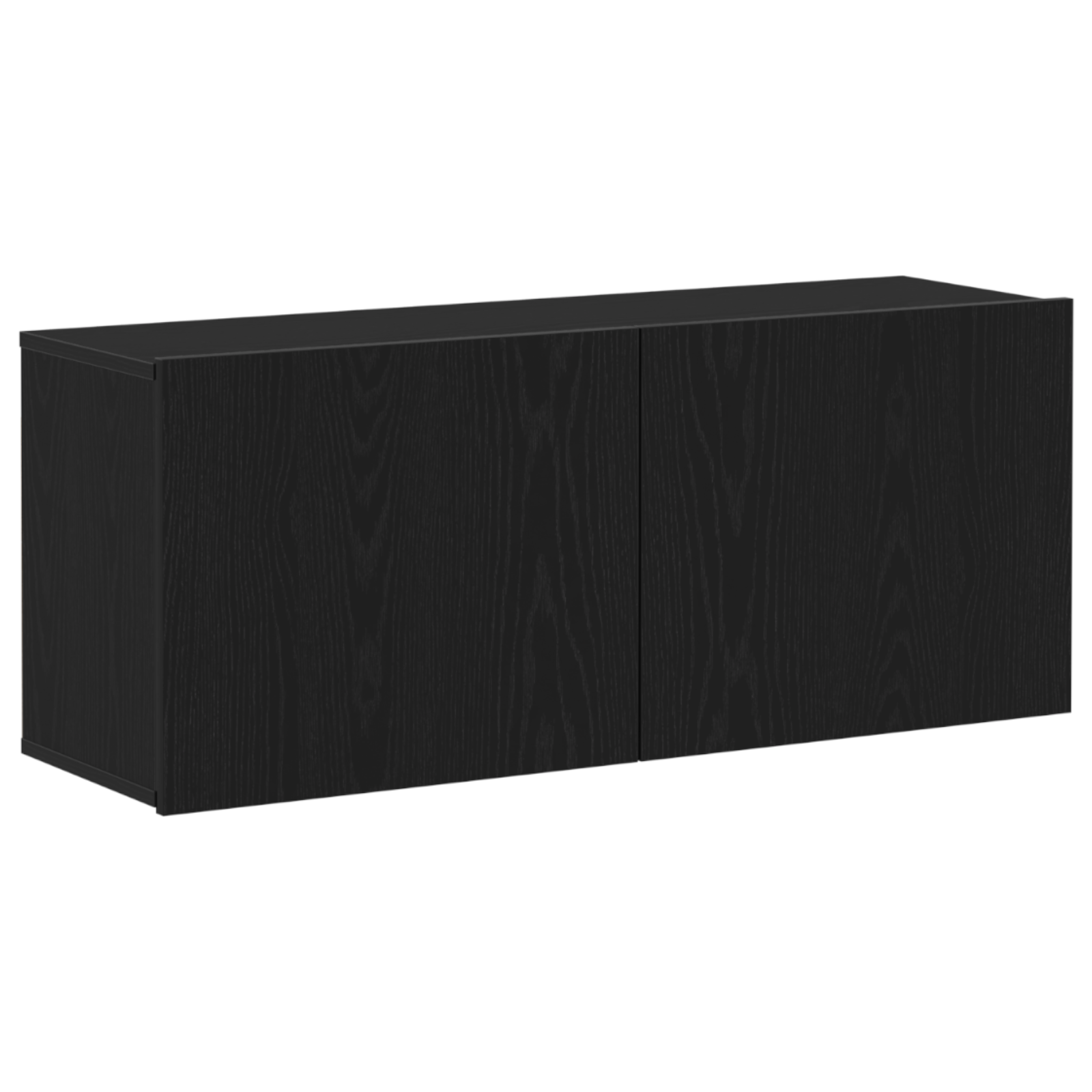 Thumbnail - vidaXL TV-Wandschrank Schwarz Eiche 100x30x41 cm Holzwerkstoff