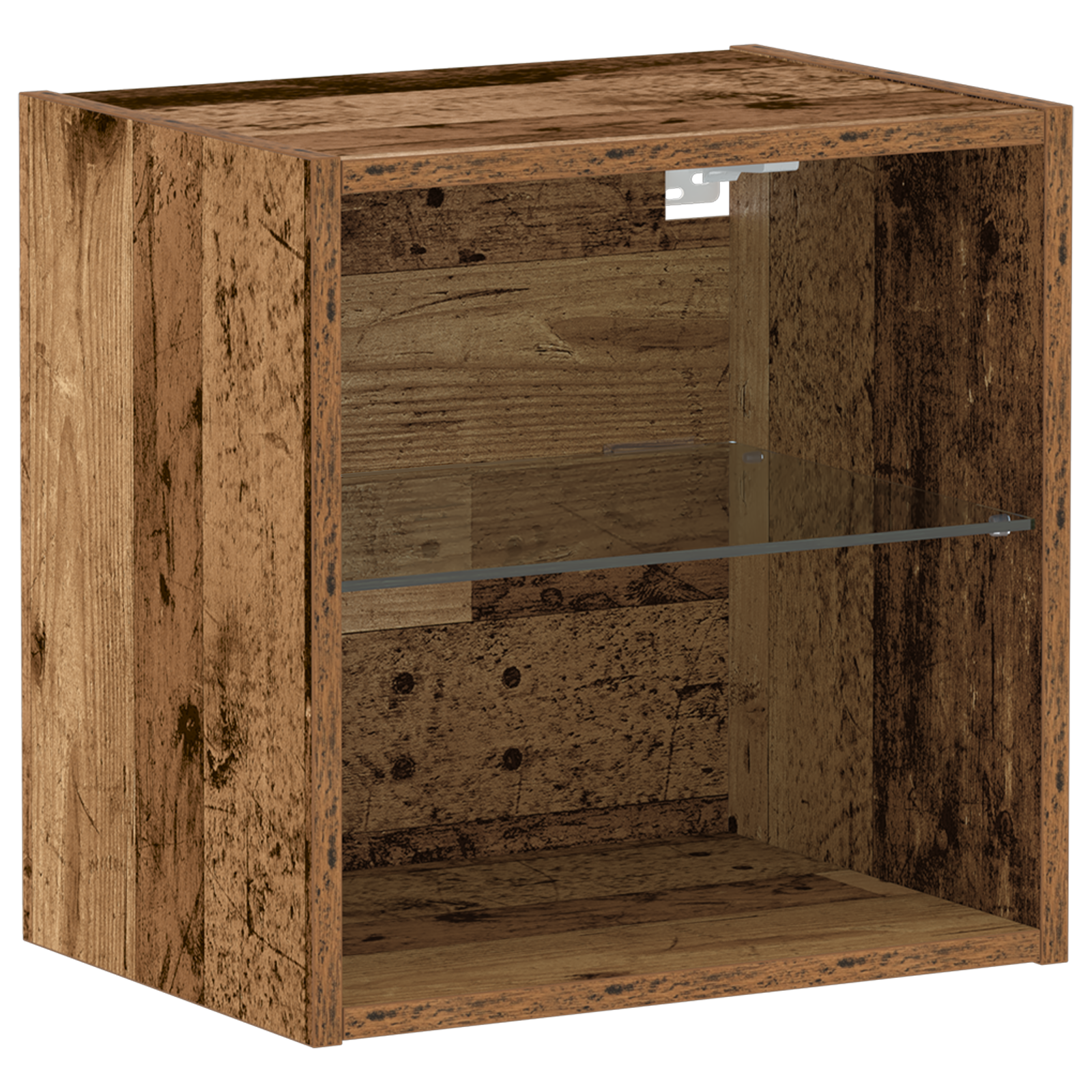 Thumbnail - vidaXL Schweberegal Altholz 40x28,5x40 cm Holzwerkstoff