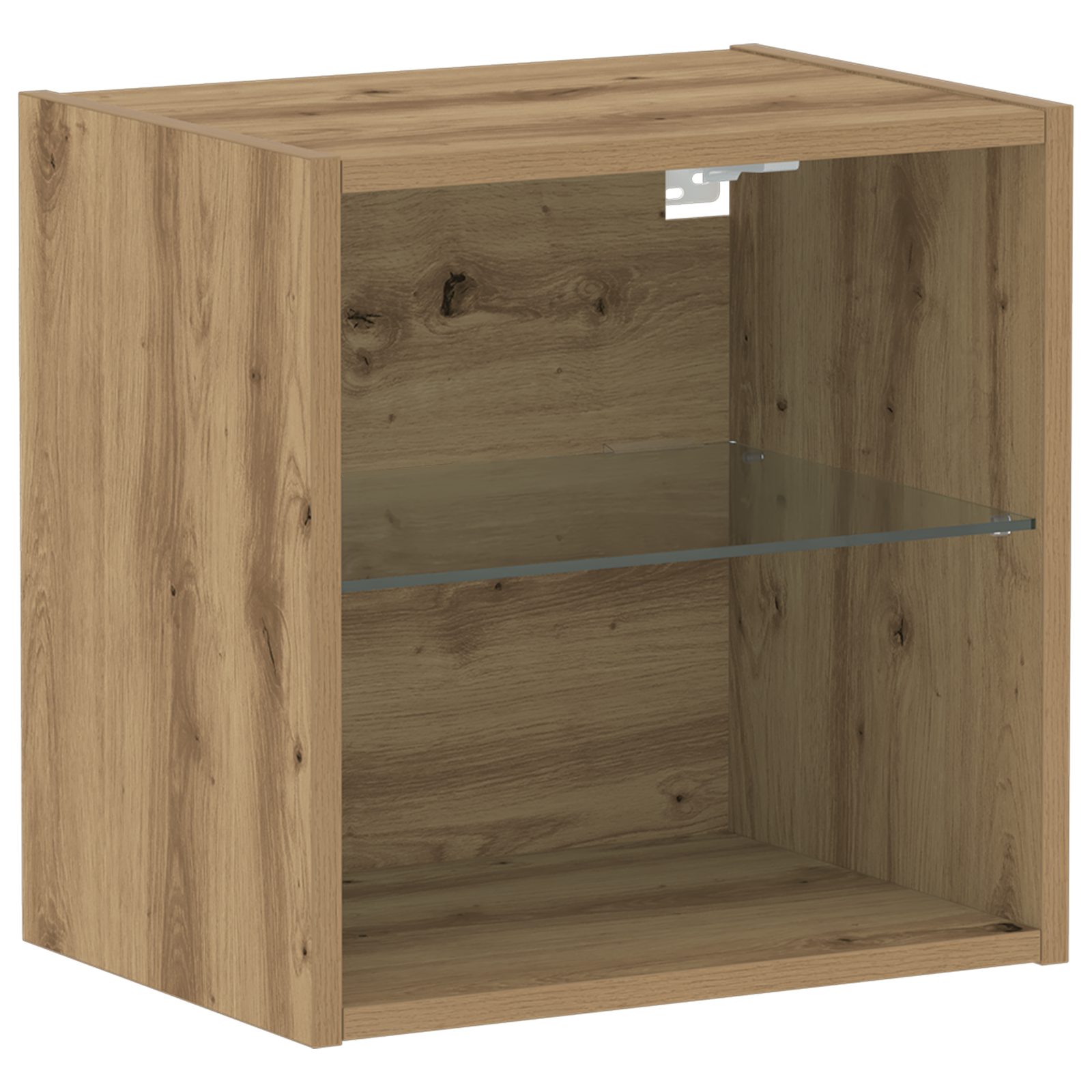 Thumbnail - vidaXL Schweberegal Artisan Eiche 40x28,5x40 cm Holzwerkstoff