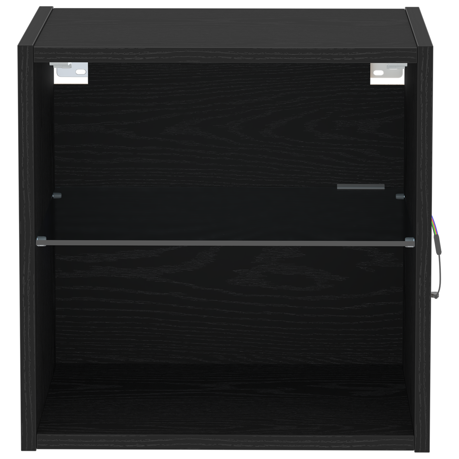 Floating Shelf 2 pcs Black Oak 40x28,5x40 cm Engineered Wood - Image 7