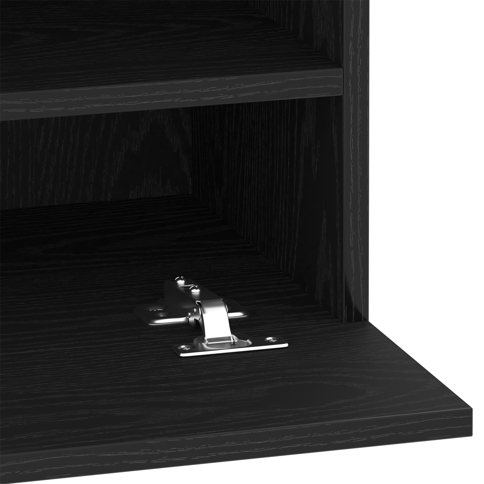 LED TV Cabinet Black Oak 40x30x60,5cm cm Engineered Wood - Image 10