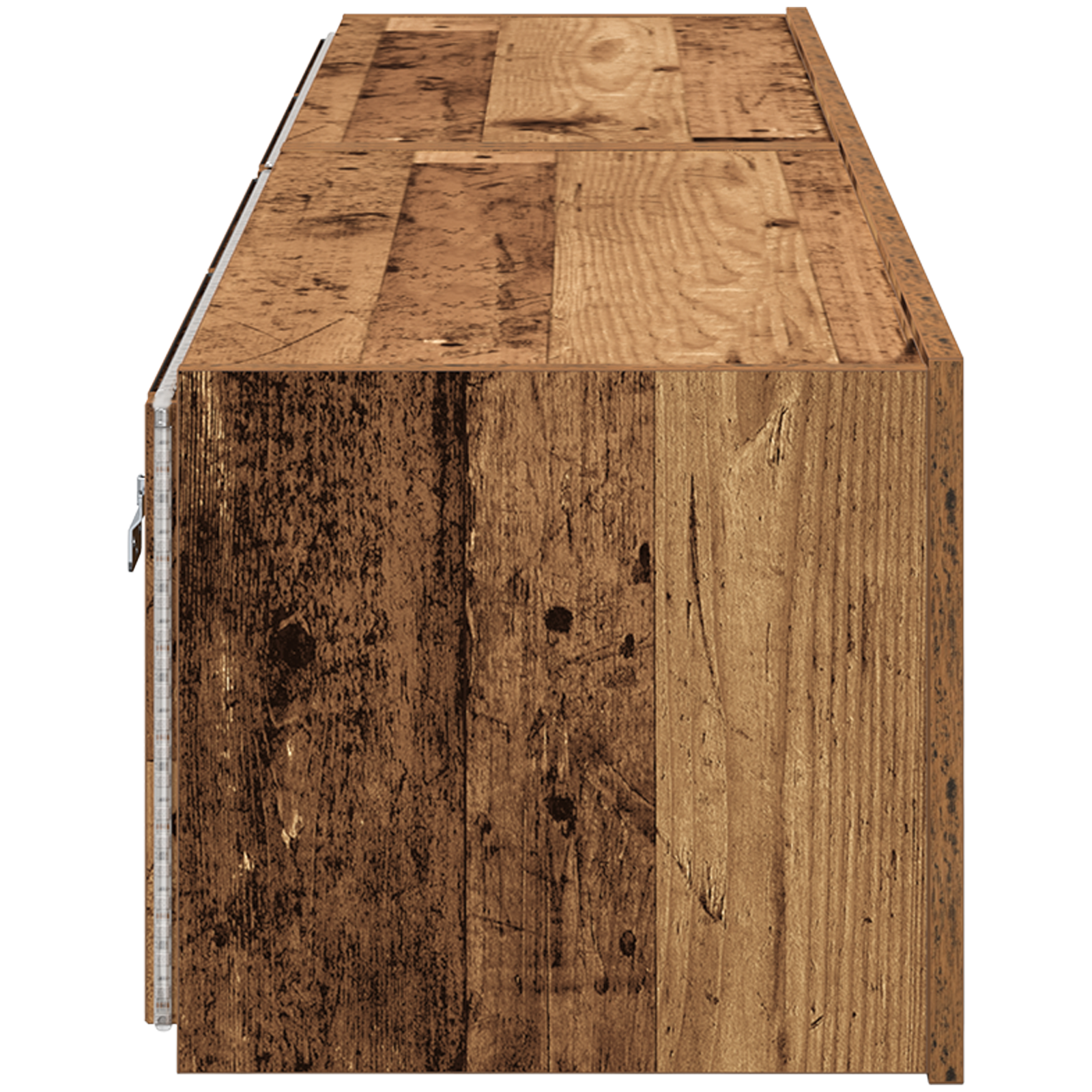 Cabinetes de TV com luzes LED 2 pcs Madeira Antiga 80x35x31 cm - Image 9