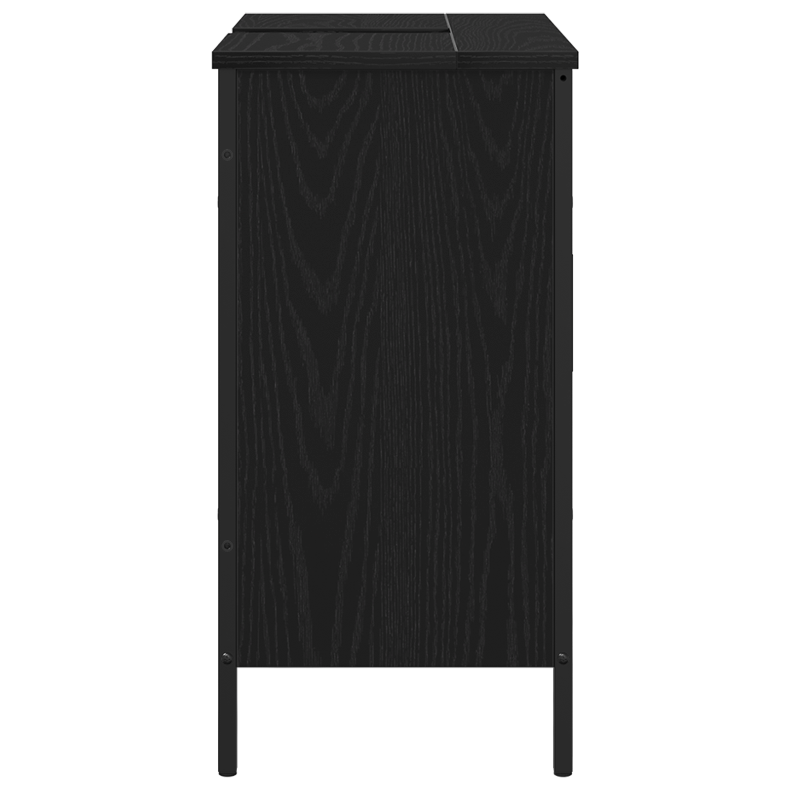 Bathroom Sink Cabinet Black Oak 60x30x60 cm Engineered Wood - Image 7