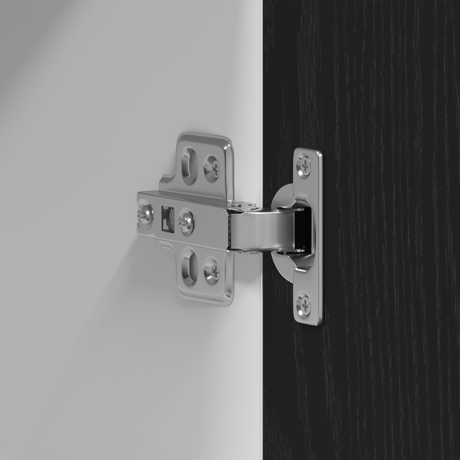 Black Oak Hanging Cabinet - 80x31x60 cm - Made of Engineered Wood - Image 9