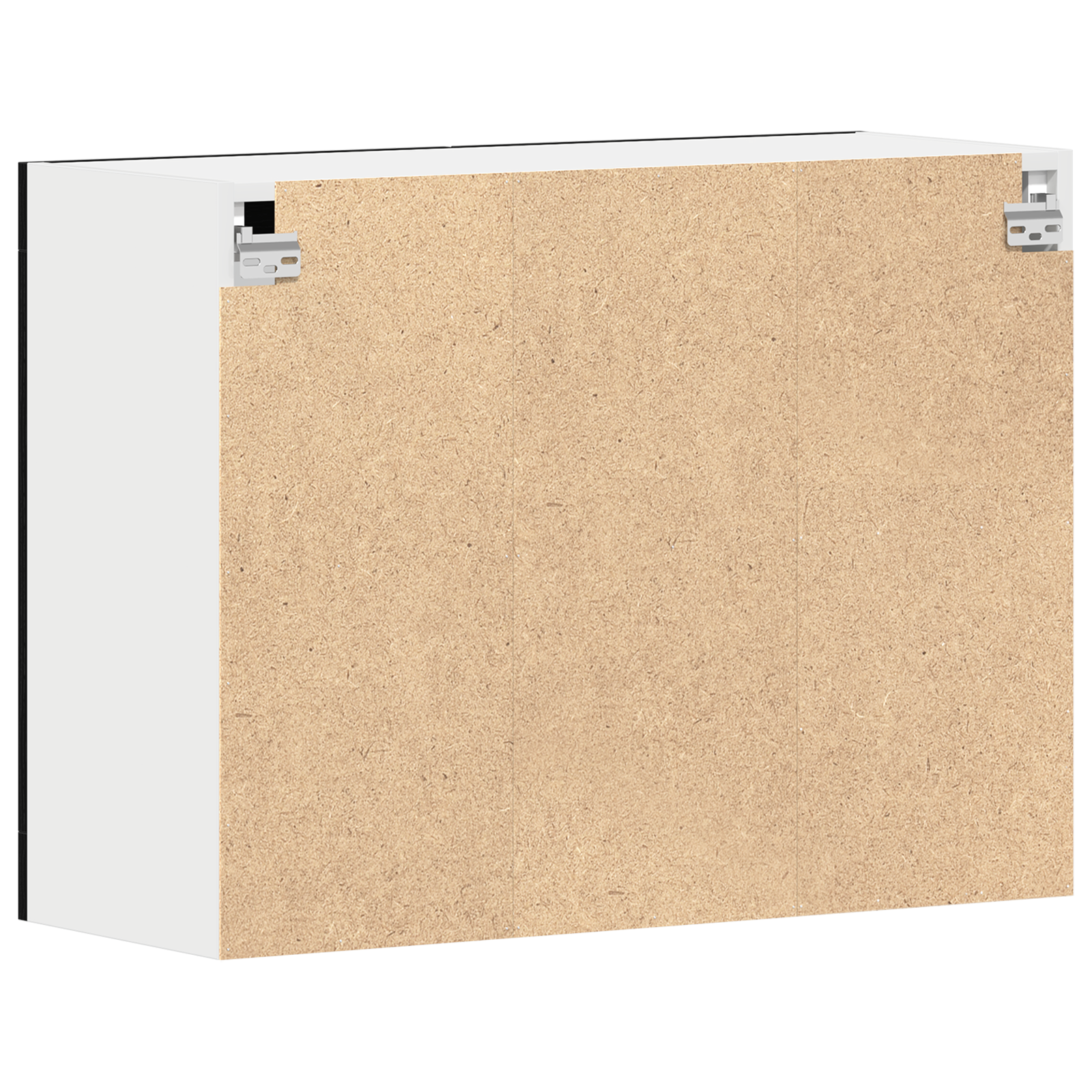 Black Oak Hanging Glass Cabinet 80x31x60 cm Made from Engineered Wood - Image 6