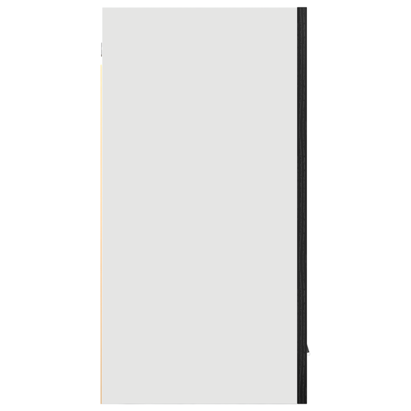 Black Oak Hanging Glass Cabinet 80x31x60 cm Made from Engineered Wood - Image 8