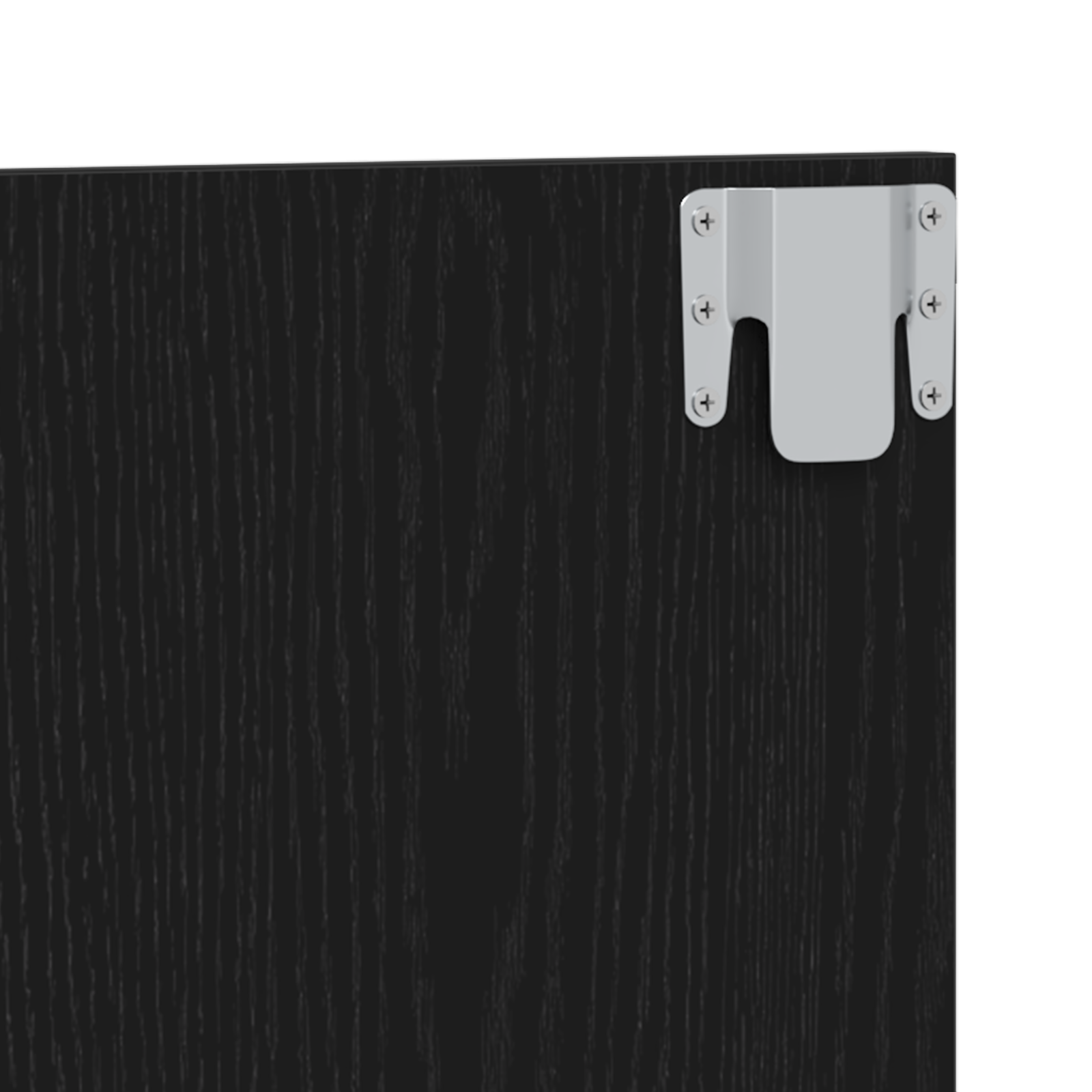Bed Headboard Black Oak 120x1,5x80 cm Engineered Wood - Image 7