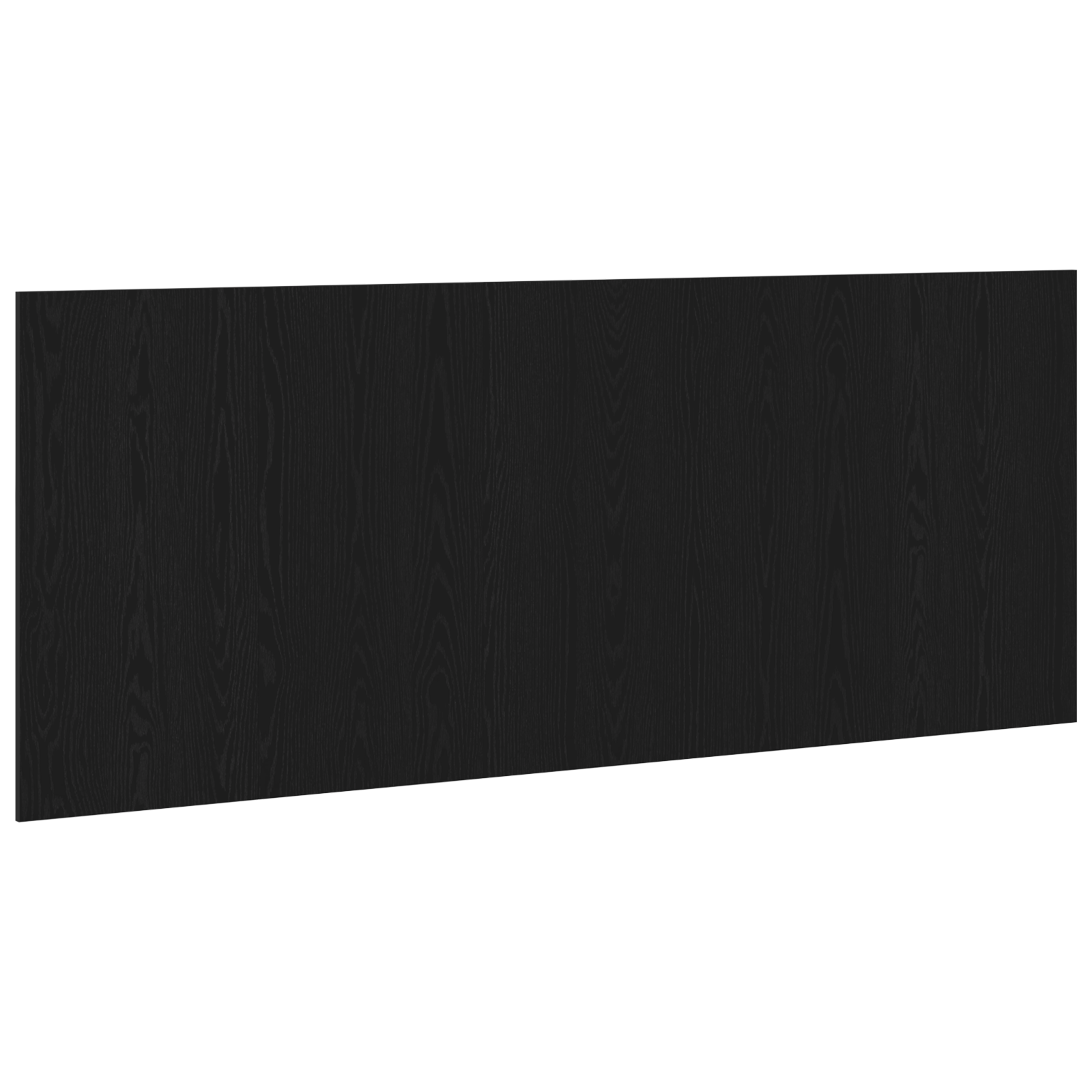 Bed Headboard Black Oak 200x1,5x80 cm Engineered Wood - Image 2