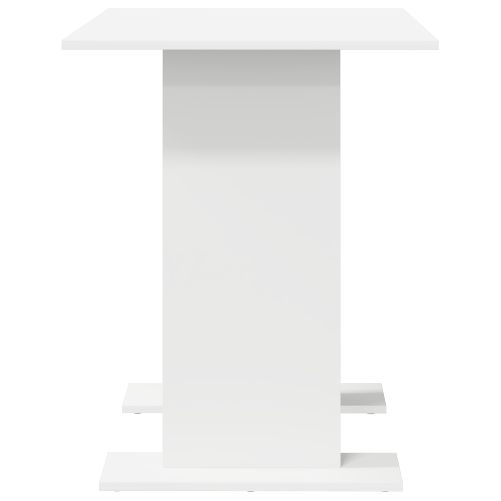 Dining Table White 110x60x75 cm Engineered Wood - Image 6