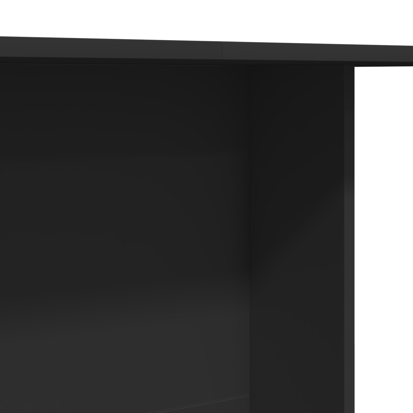 Dining Table Black 100x60x75 cm Engineered Wood - Image 8