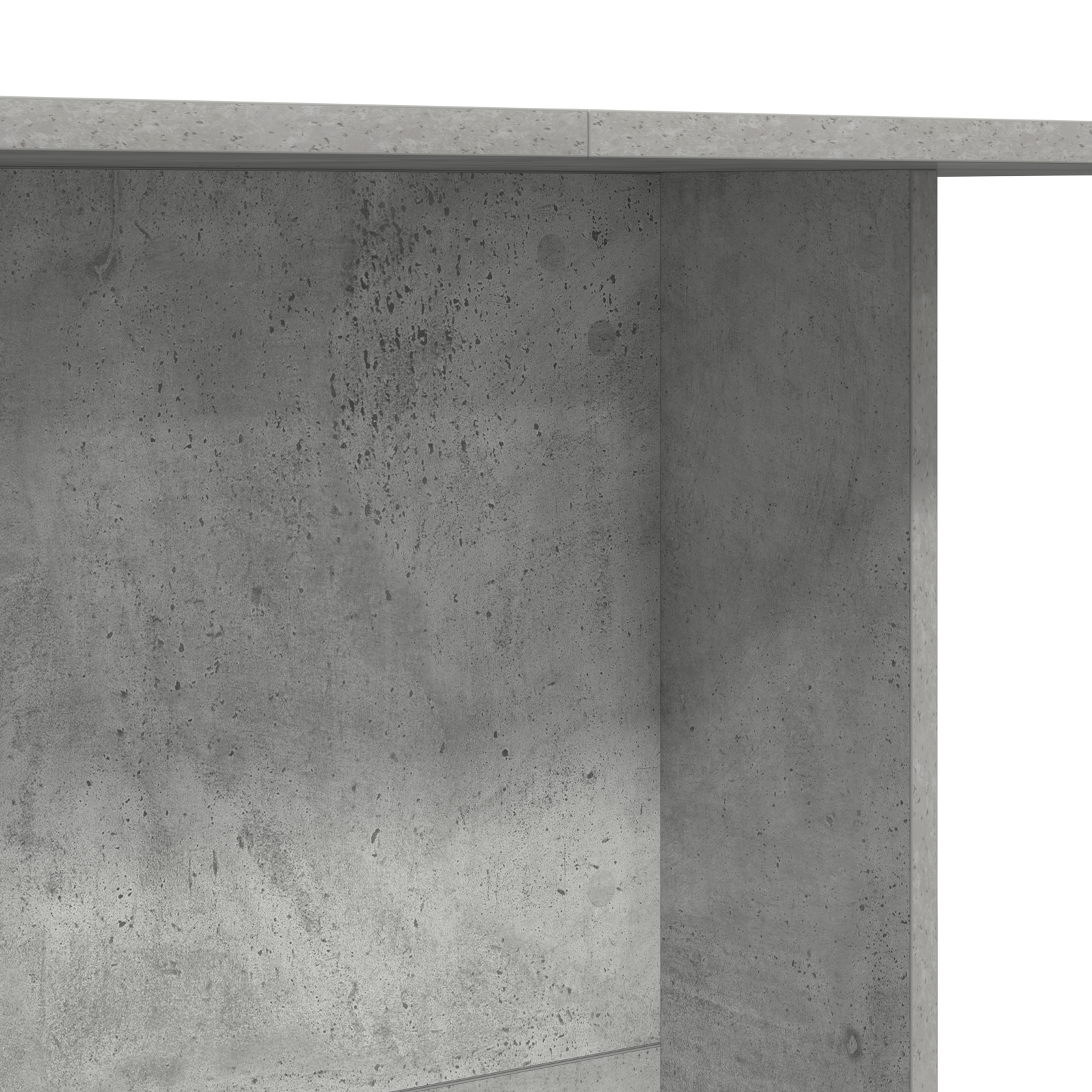 Dining Table Concrete Grey 110x60x75 cm Engineered Wood - Image 8