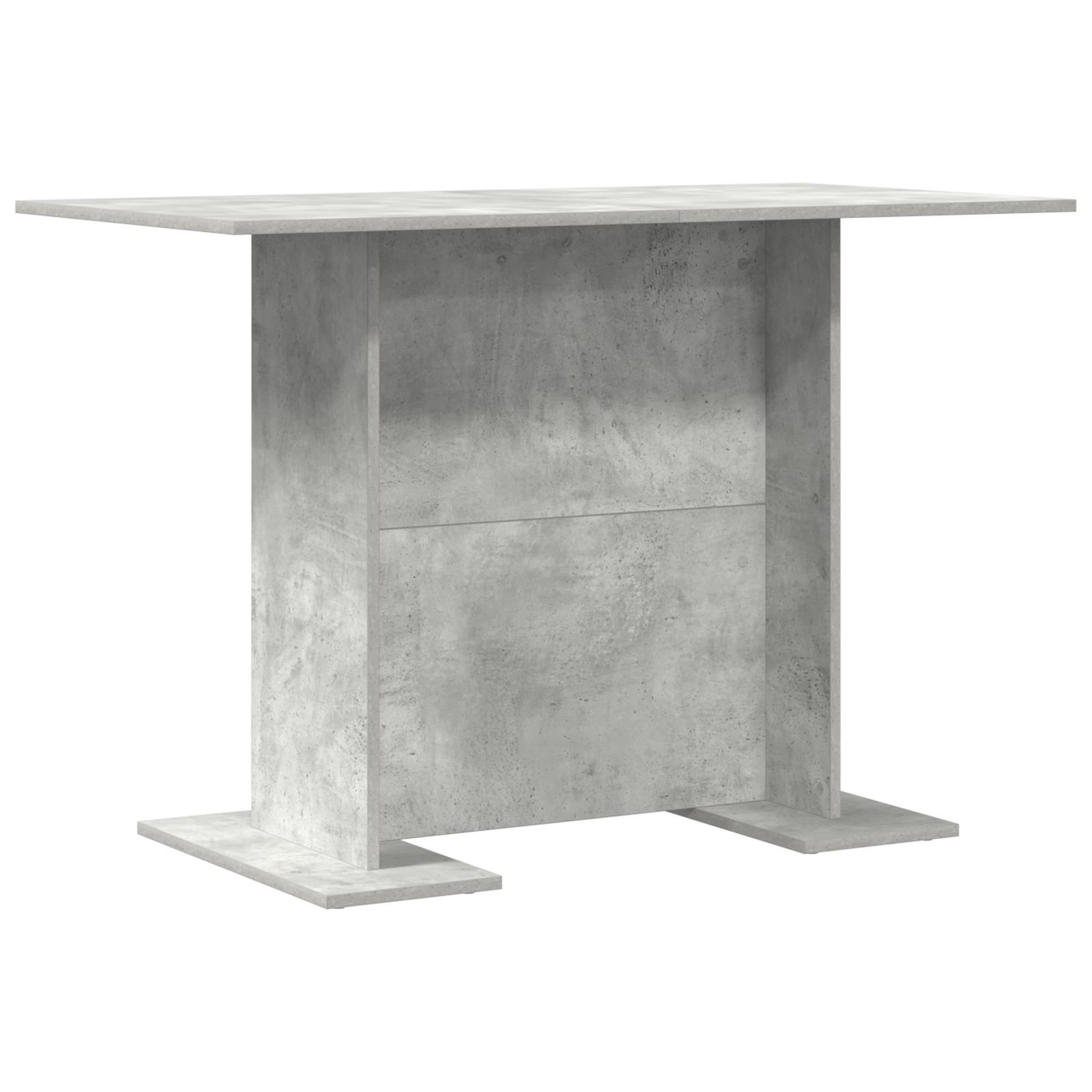 Dining Table Concrete Grey 110x60x75 cm Engineered Wood - Image 7