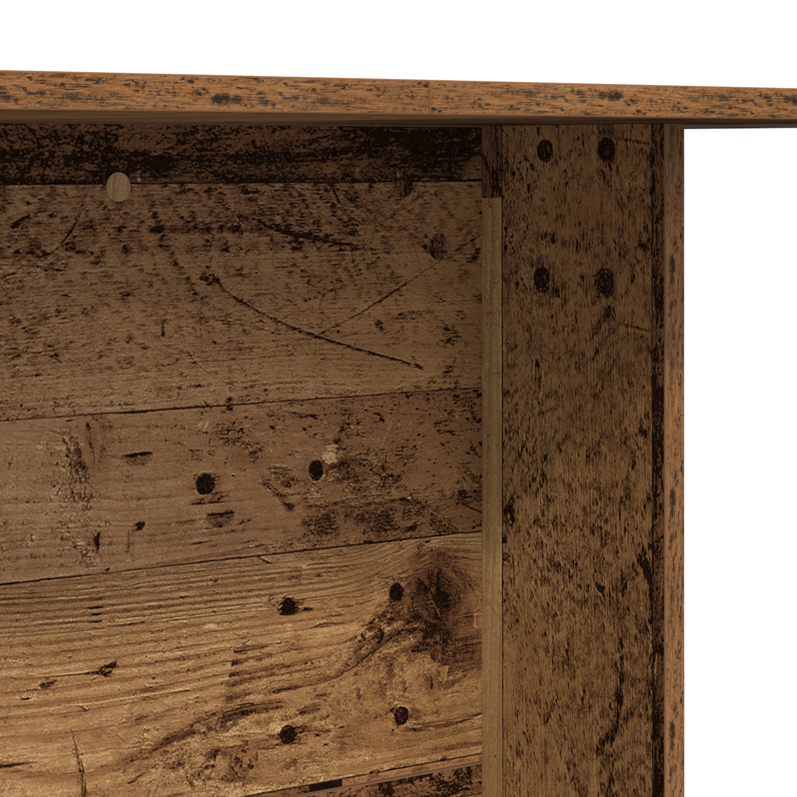 Dining Table Old Wood 110x60x75 cm Engineered Wood - Image 8