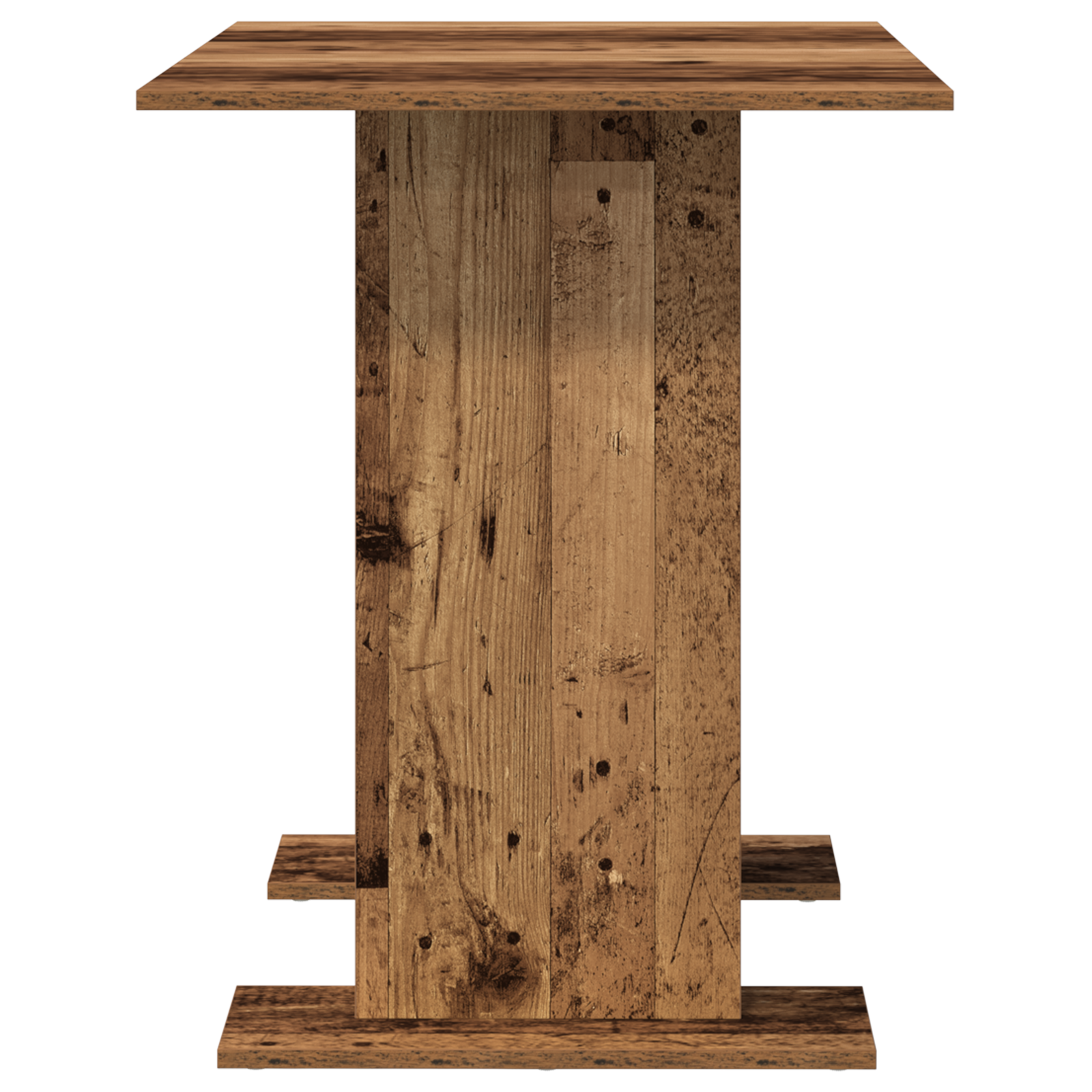 Dining Table Old Wood 110x60x75 cm Engineered Wood - Image 6