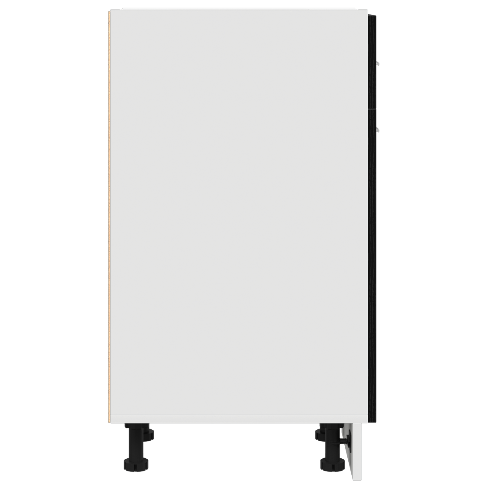 Black Oak Drawer Bottom Cabinet - 30x46x81.5 cm, Made from Engineered Wood - Image 8