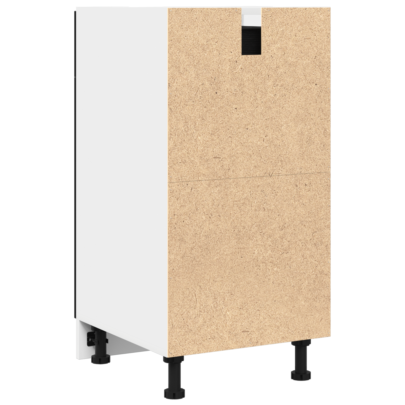 Drawer Bottom Cabinet - Black Oak, 40x46x81.5 cm, Made of Engineered Wood - Image 6