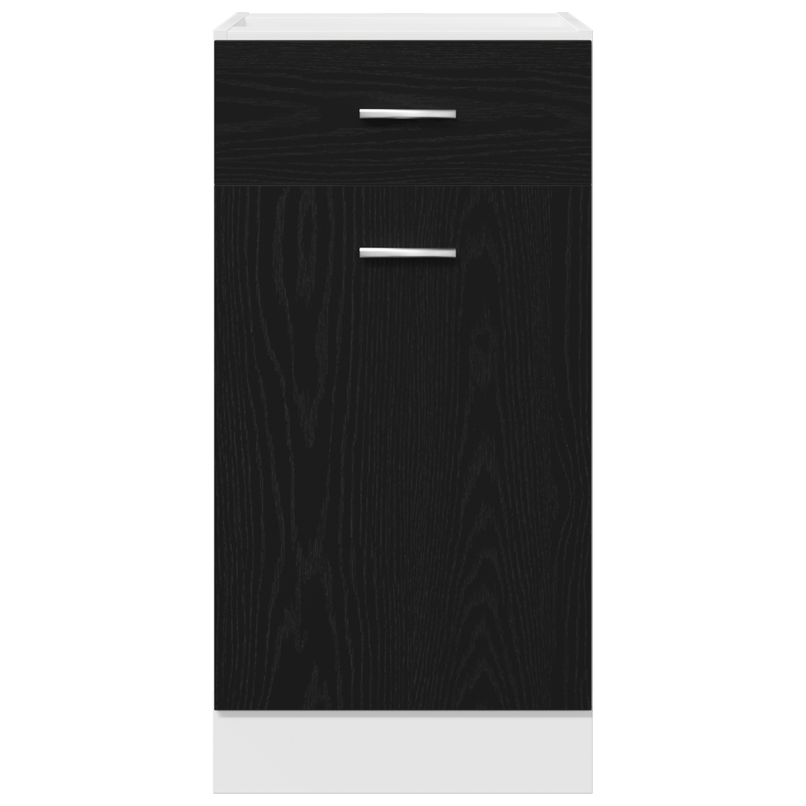Drawer Bottom Cabinet - Black Oak, 40x46x81.5 cm, Made of Engineered Wood - Image 7