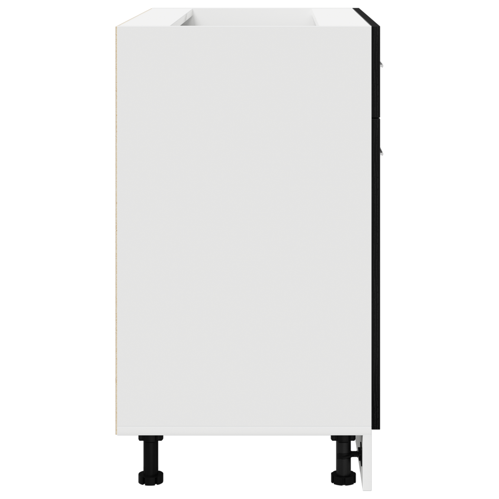 Cabinet with Drawer in Black Oak, 80x46x81.5 cm, Made of Engineered Wood - Image 8