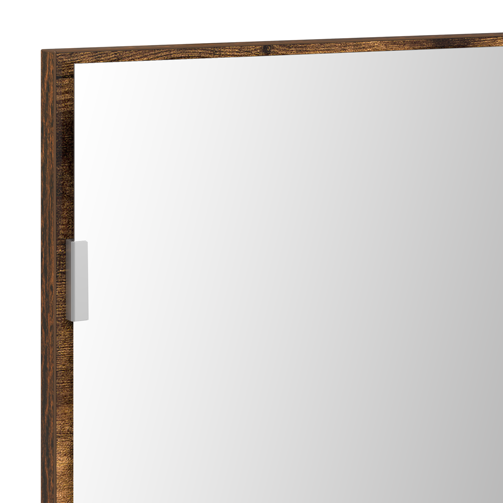 Bathroom Mirror Cabinet with LED Light Smoked Oak 80x37 cm - Image 7