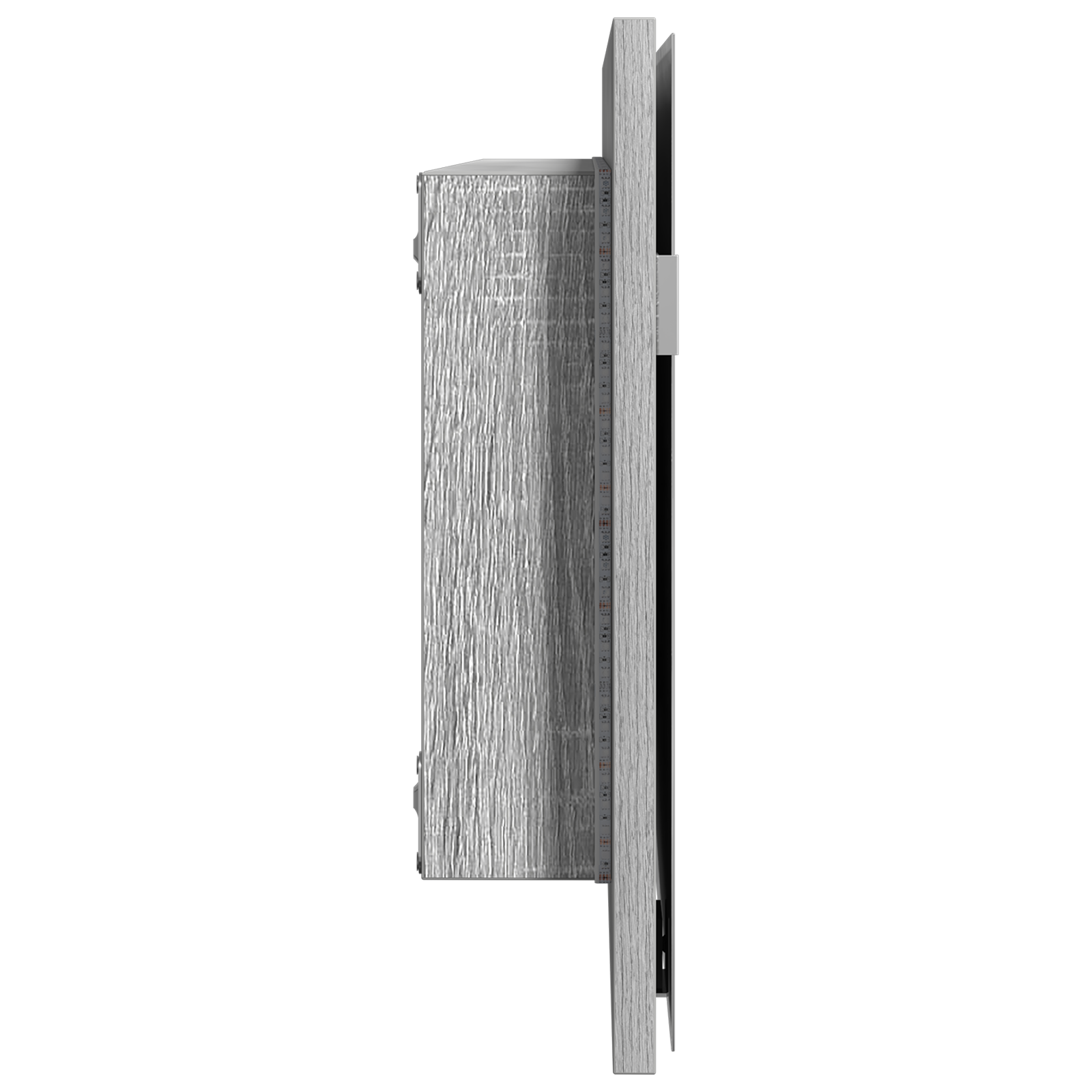 Bathroom Mirror Cabinet with LED Light Grey Sonoma 80x37 cm - Image 5
