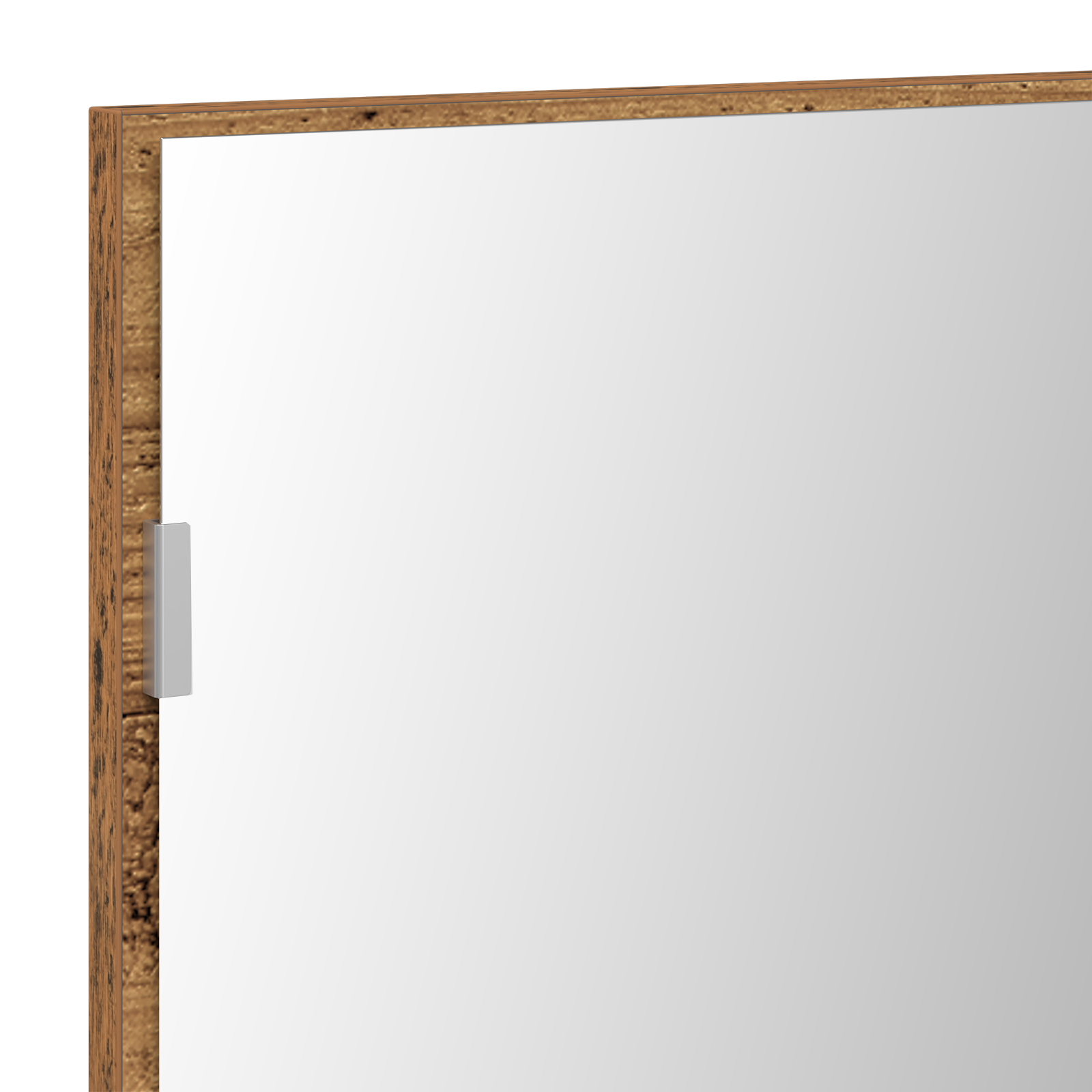 Bathroom Mirror Cabinet with LED Light Old Wood 80x37 cm - Image 7
