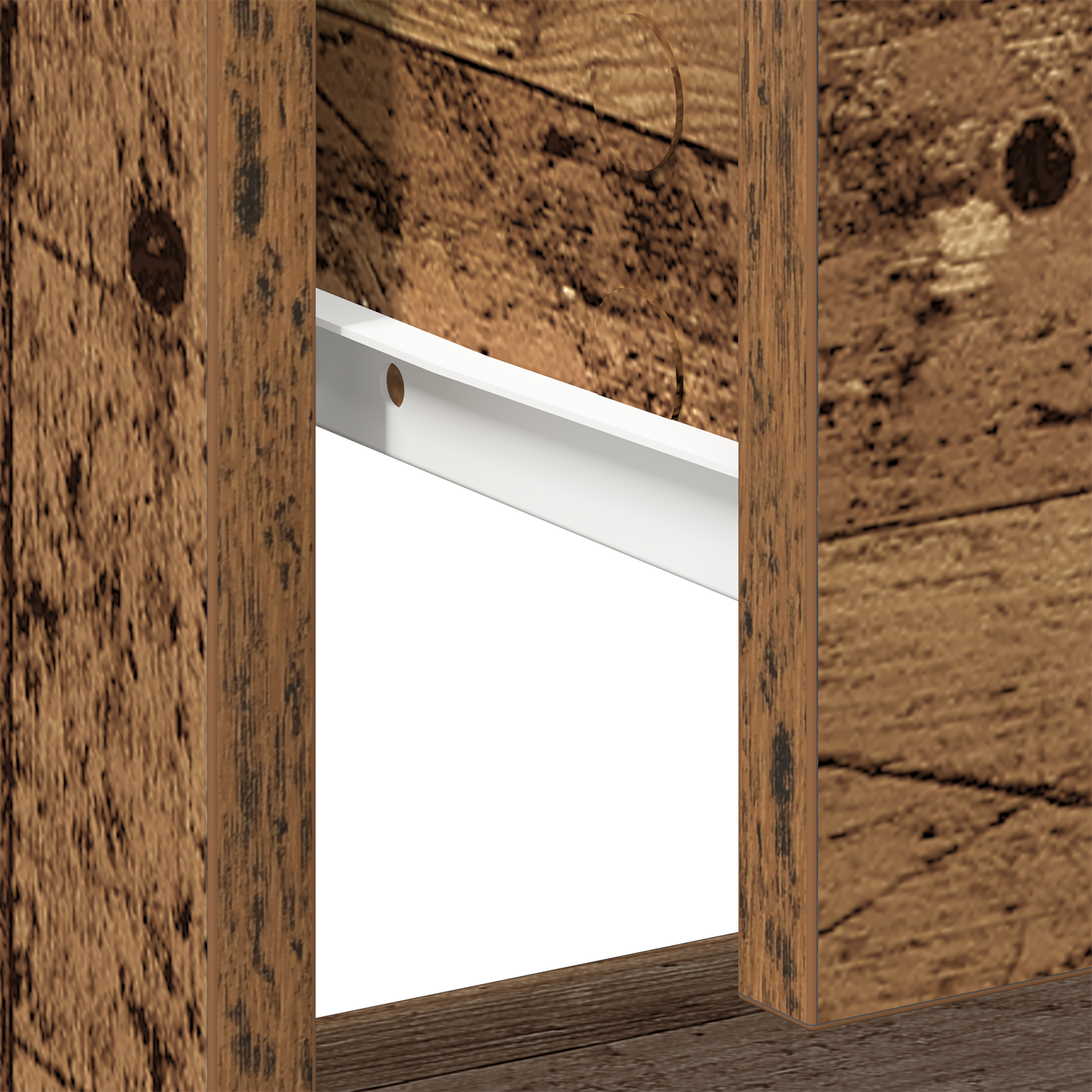 Bedside Cabinet Old Wood 45x34x44 cm Engineered Wood - Image 10