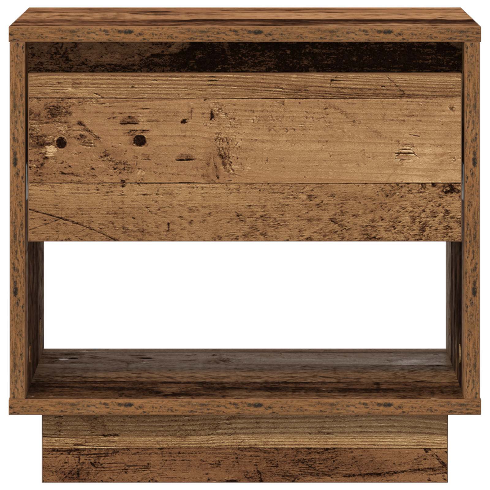 Bedside Cabinet 2 pcs Old Wood 45x34x45 cm Engineered Wood - Image 7