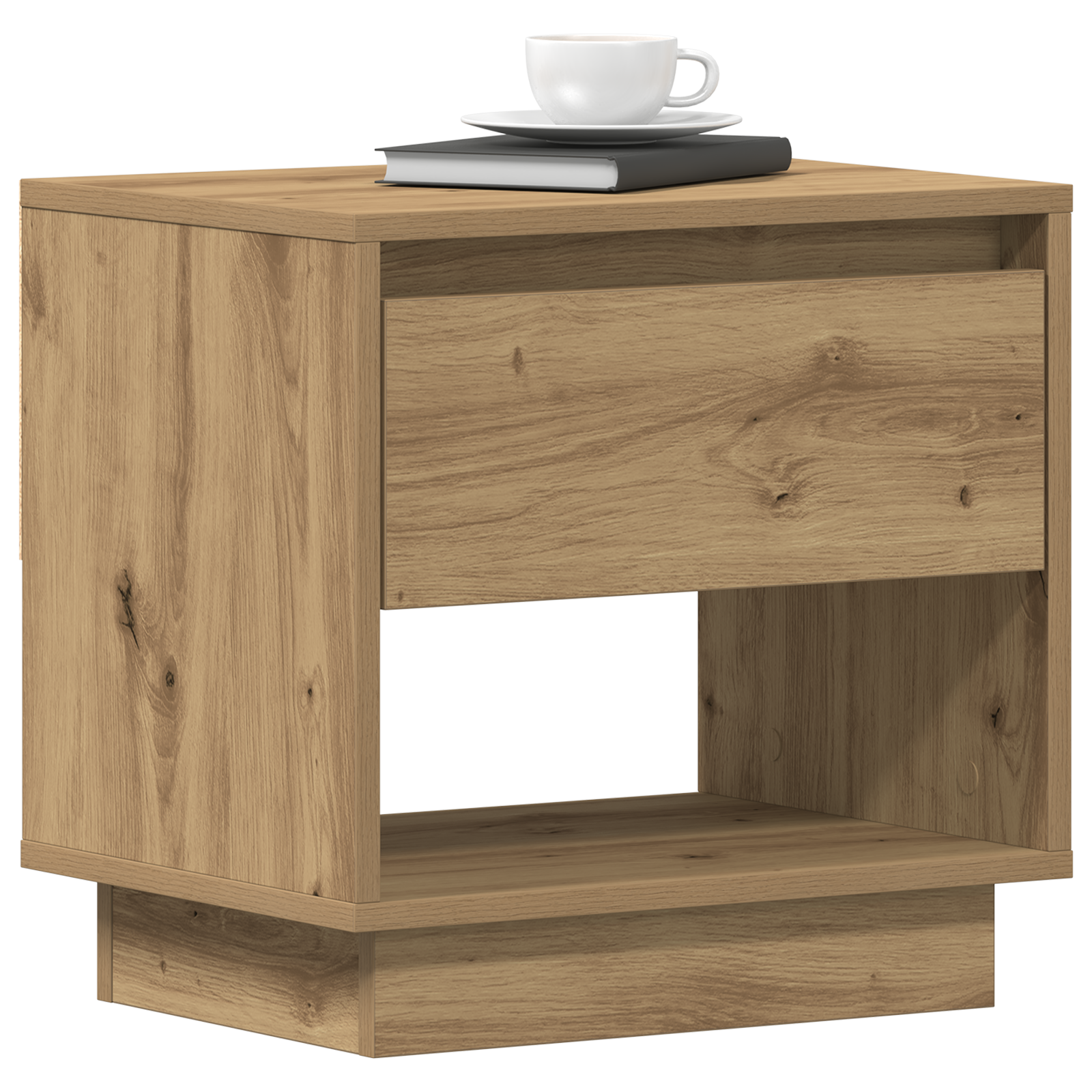 Bedside Cabinet 2 pcs Artisan Oak 45x34x47 cm Engineered Wood - Image 3