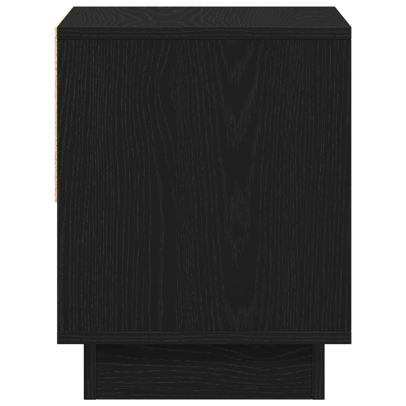 Bedside Cabinet Black Oak 45x34x48 cm Engineered Wood - Image 7