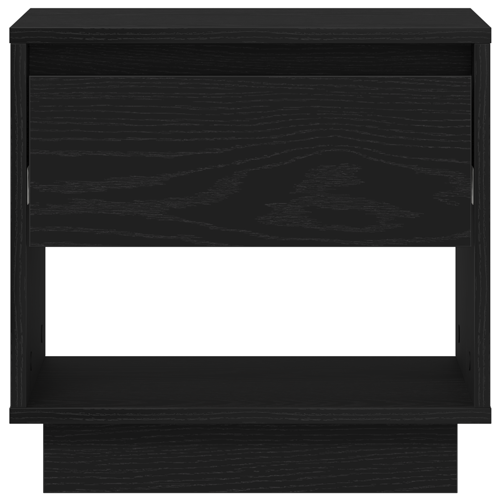 Bedside Cabinet 2 pcs Black Oak 45x34x49 cm Engineered Wood - Image 7