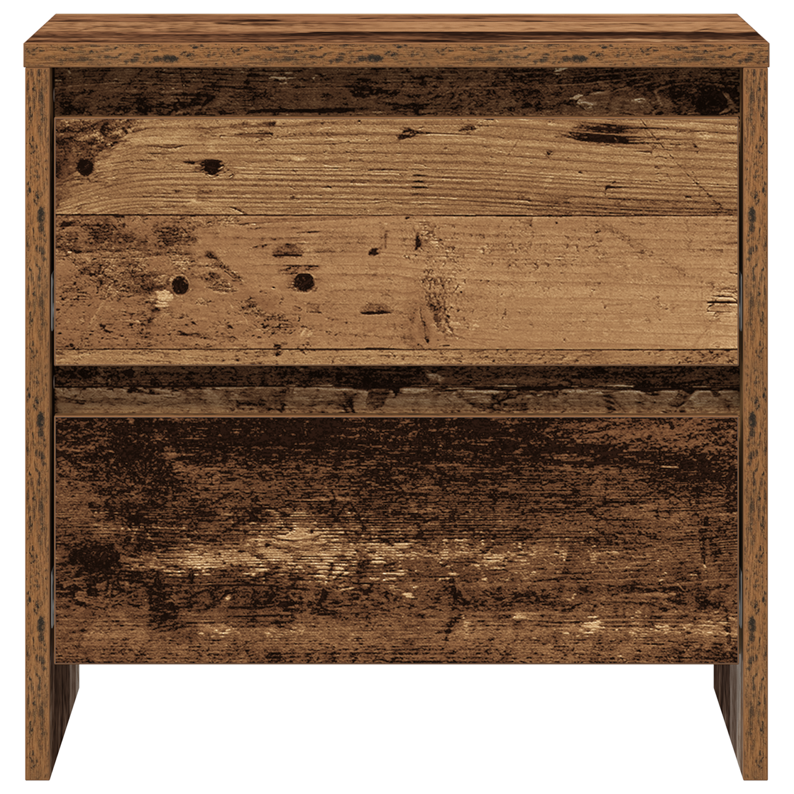 Bedside Cabinet 2 pcs Old Wood 45x34x44,5 cm Engineered Wood - Image 7