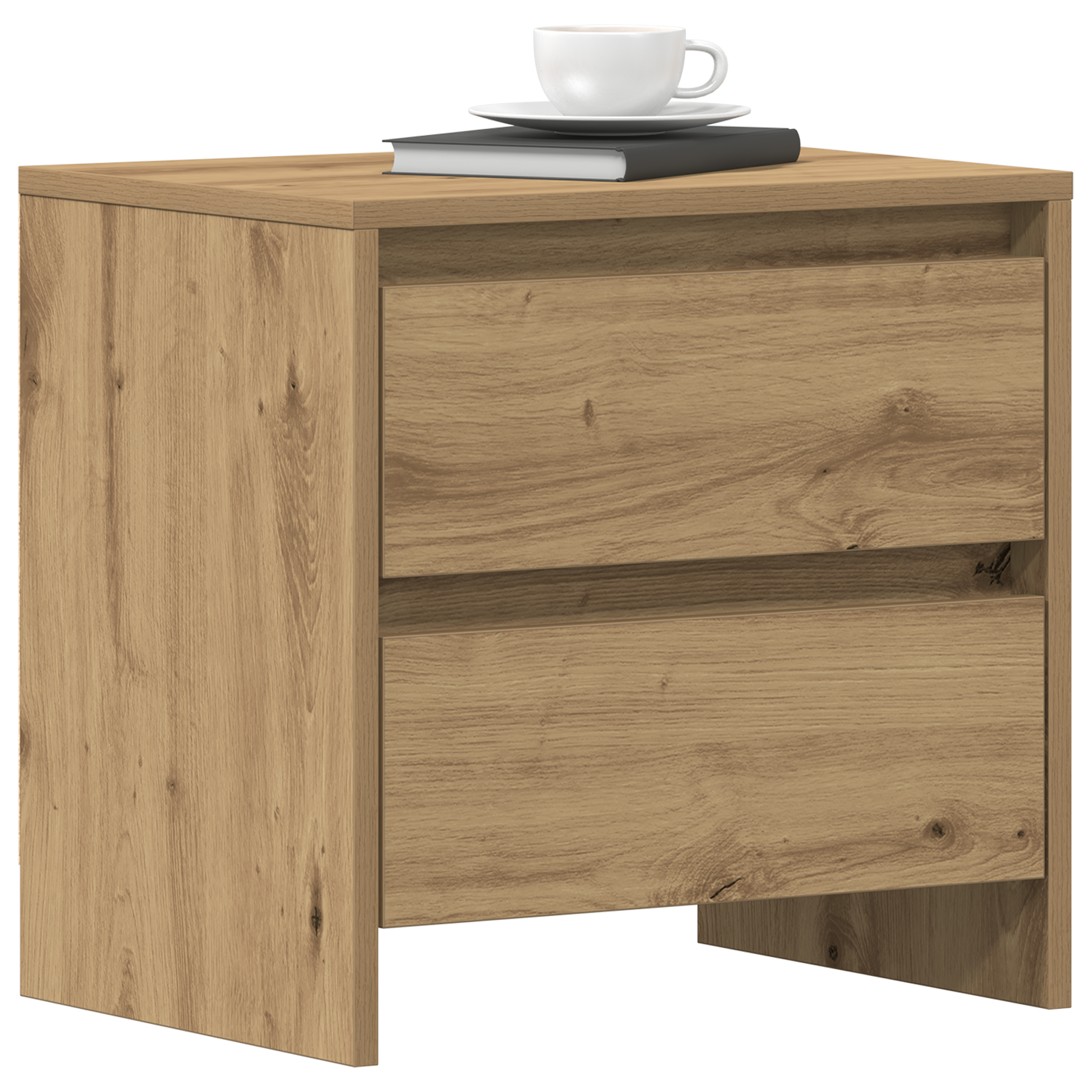 Bedside Cabinet Artisan Oak 45x34x44,5 cm Engineered Wood - Image 3