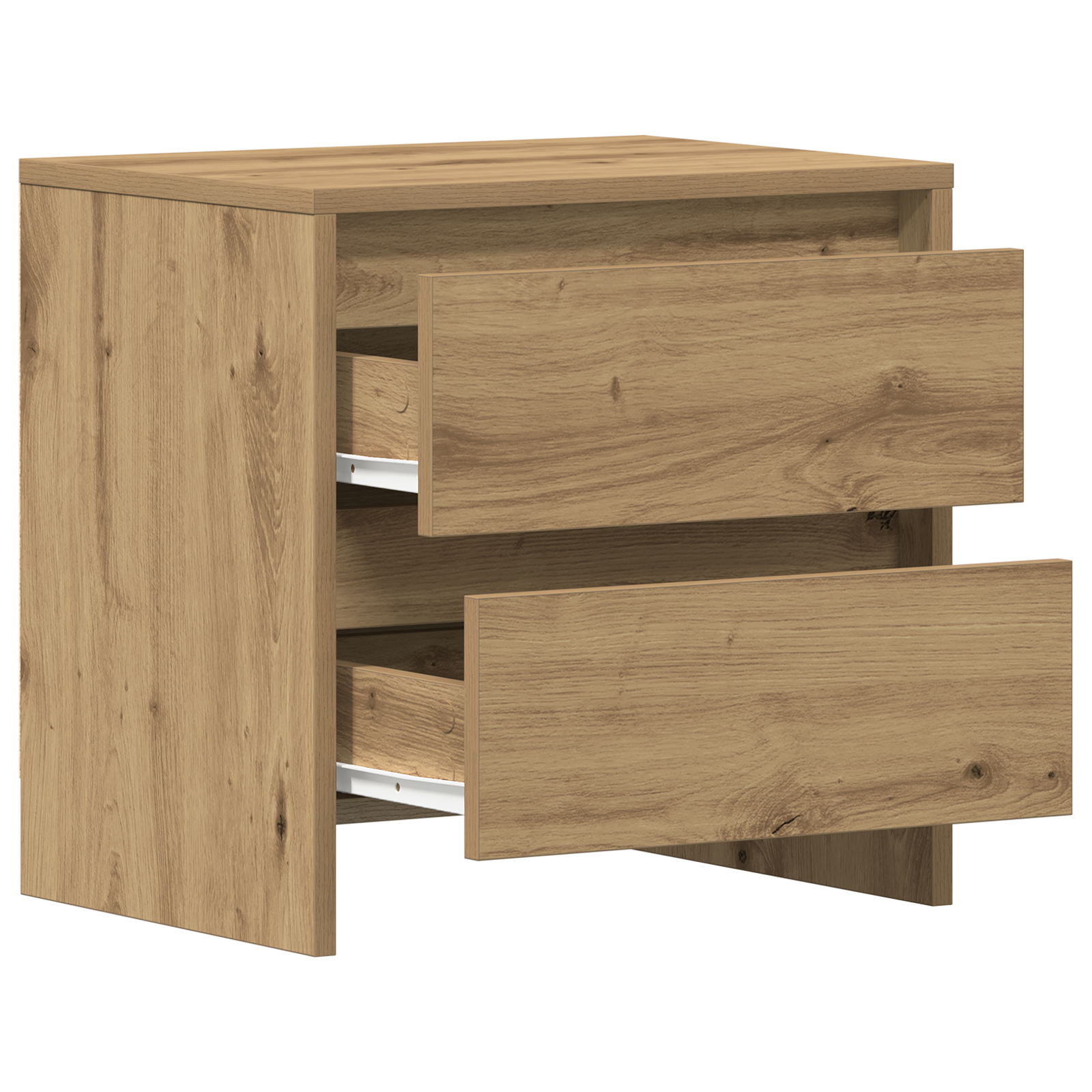Bedside Cabinet 2 pcs Artisan Oak 45x34x44,5 cm Engineered Wood - Image 5