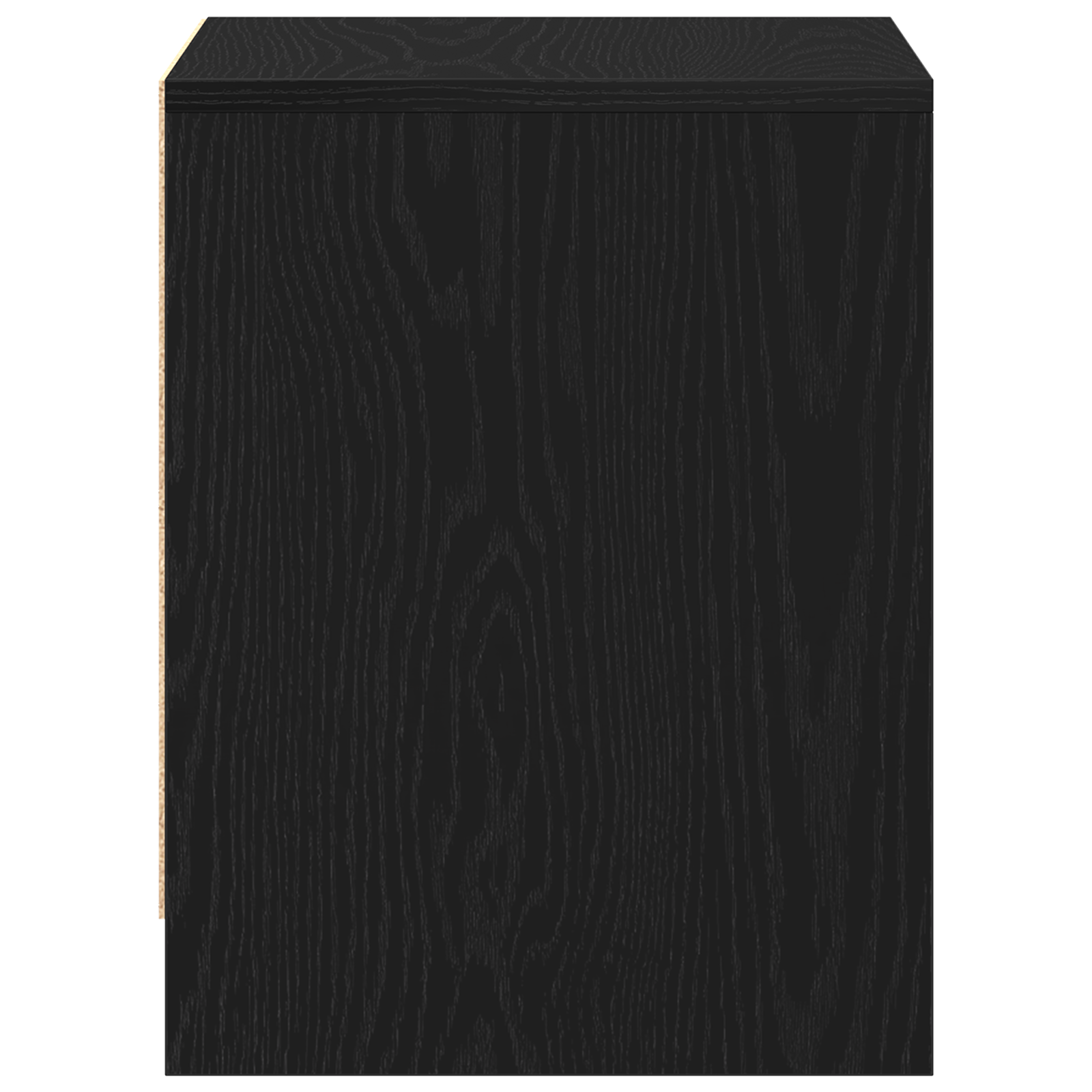 Bedside Cabinet Black Oak 45x34x44,5 cm Engineered Wood - Image 7